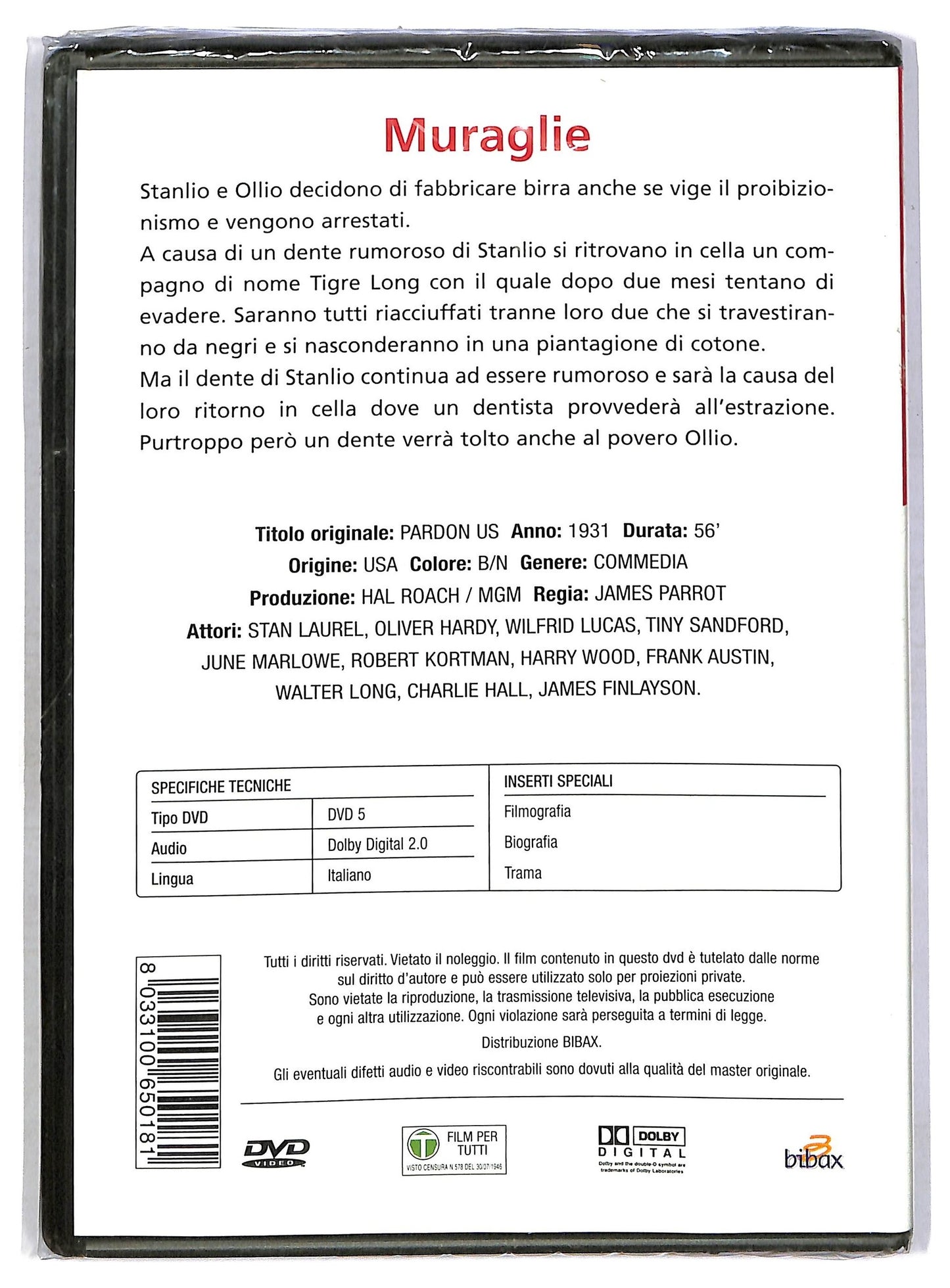 EBOND muraglie  DVD D761939