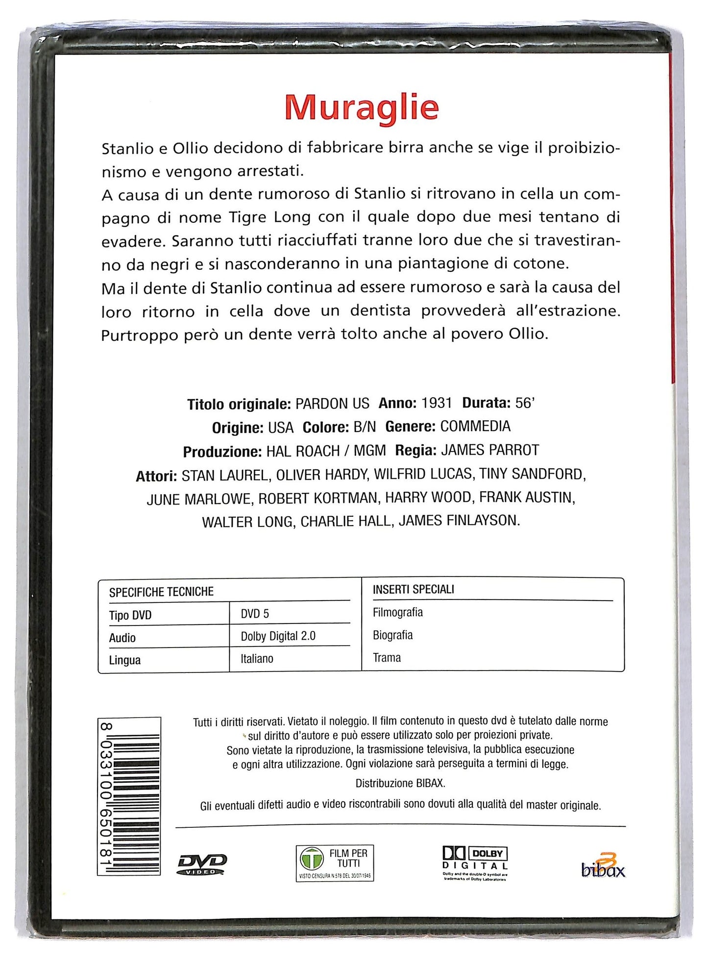 EBOND muraglie  DVD D762048