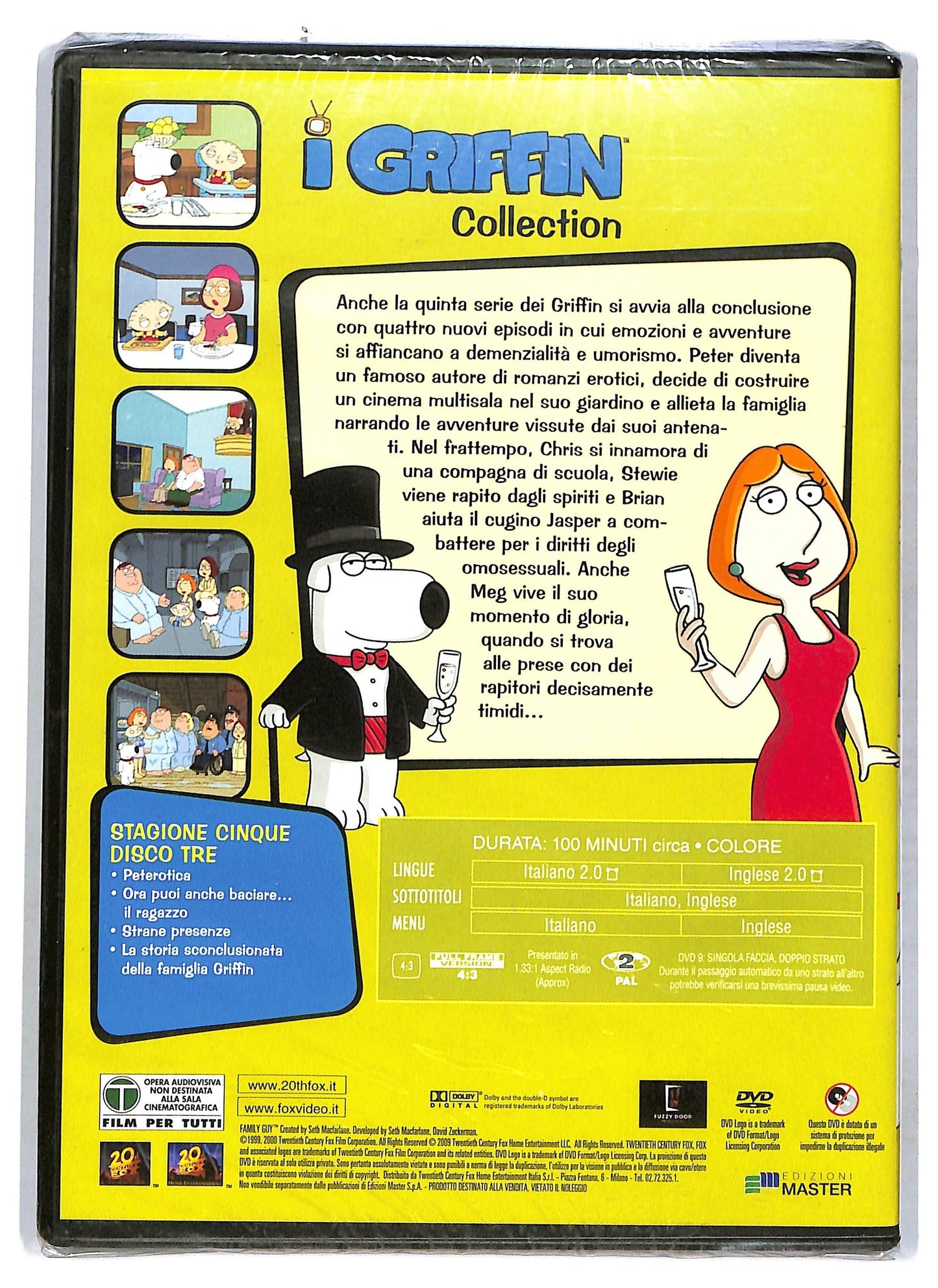 EBOND I Griffin. Stagione 5  DVD  Disco Tre Editoriale D762109