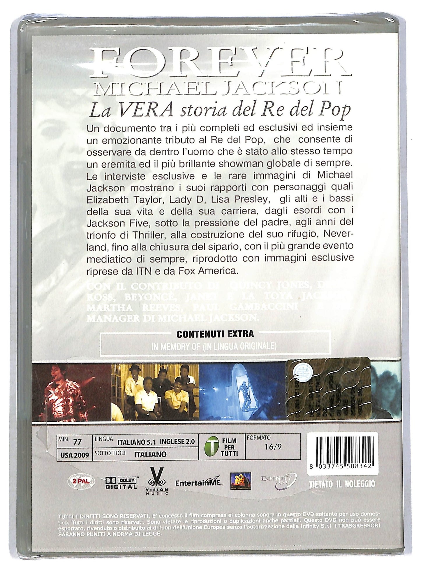 EBOND Michael Jackson - Forever - La Vera Storia Del Re Del Pop  DVD D762114