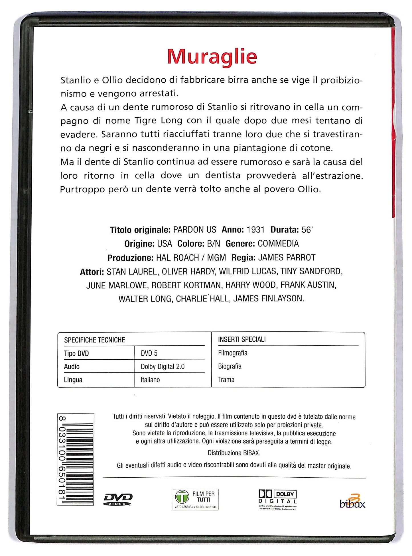 EBOND muraglie  DVD D762238