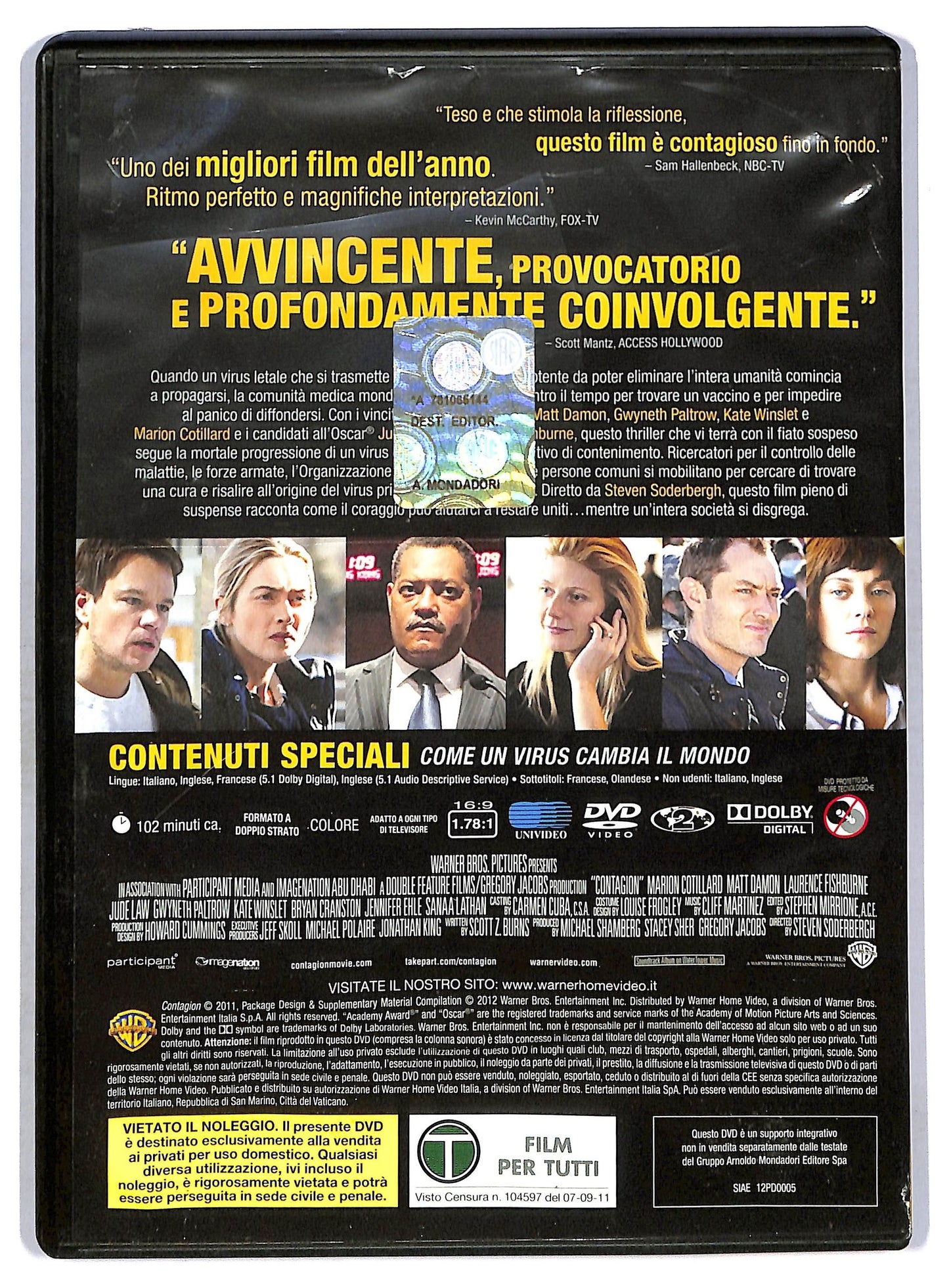 EBOND Contagion DVD D762259