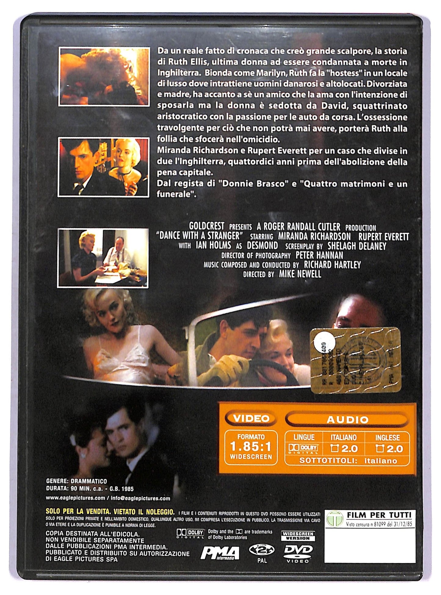EBOND Ballando con uno sconosciuto DVD EDITORIALE D762410