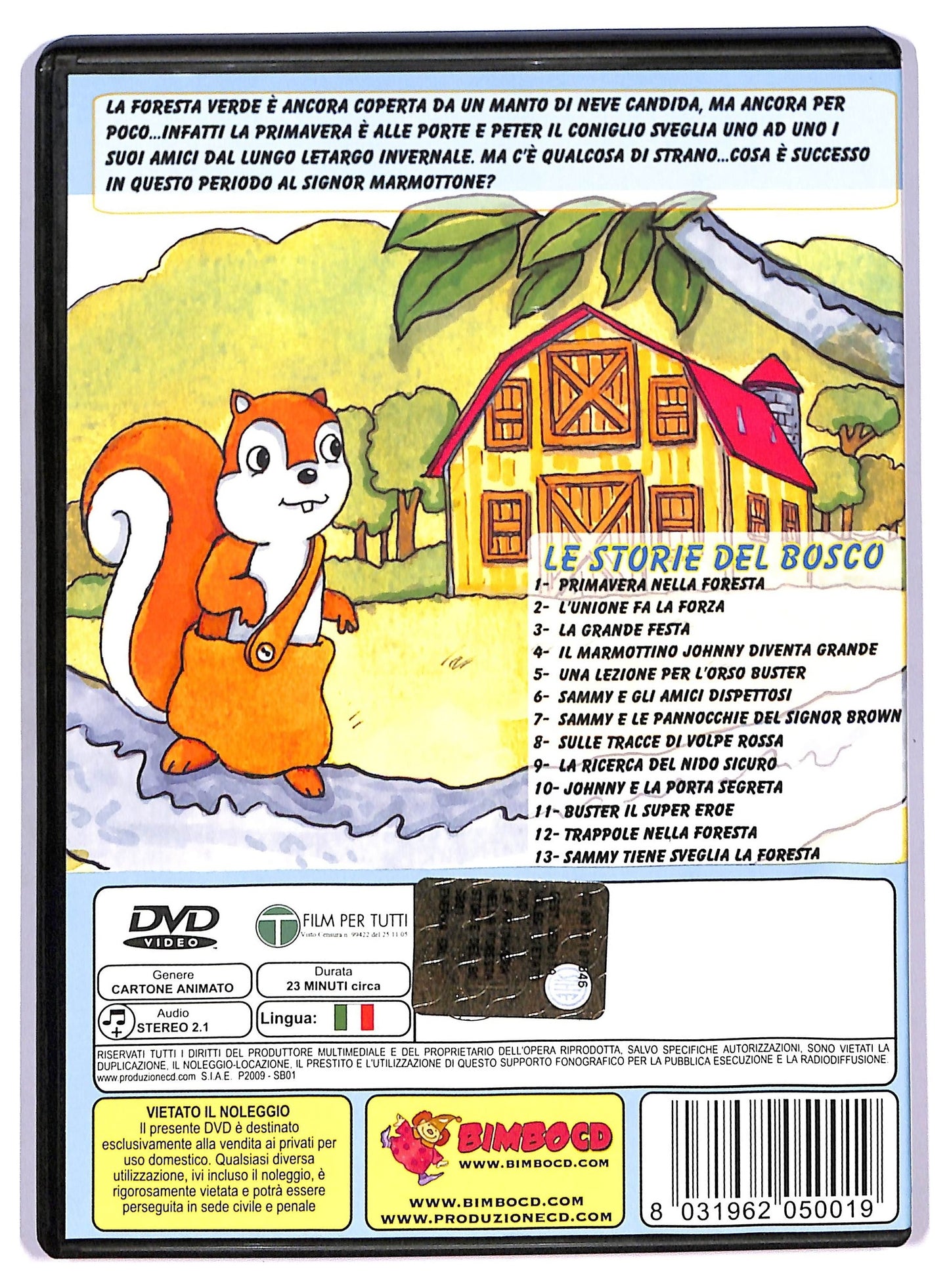EBOND Le storie del Bosco La Primavera nella Foresta DVD D762445