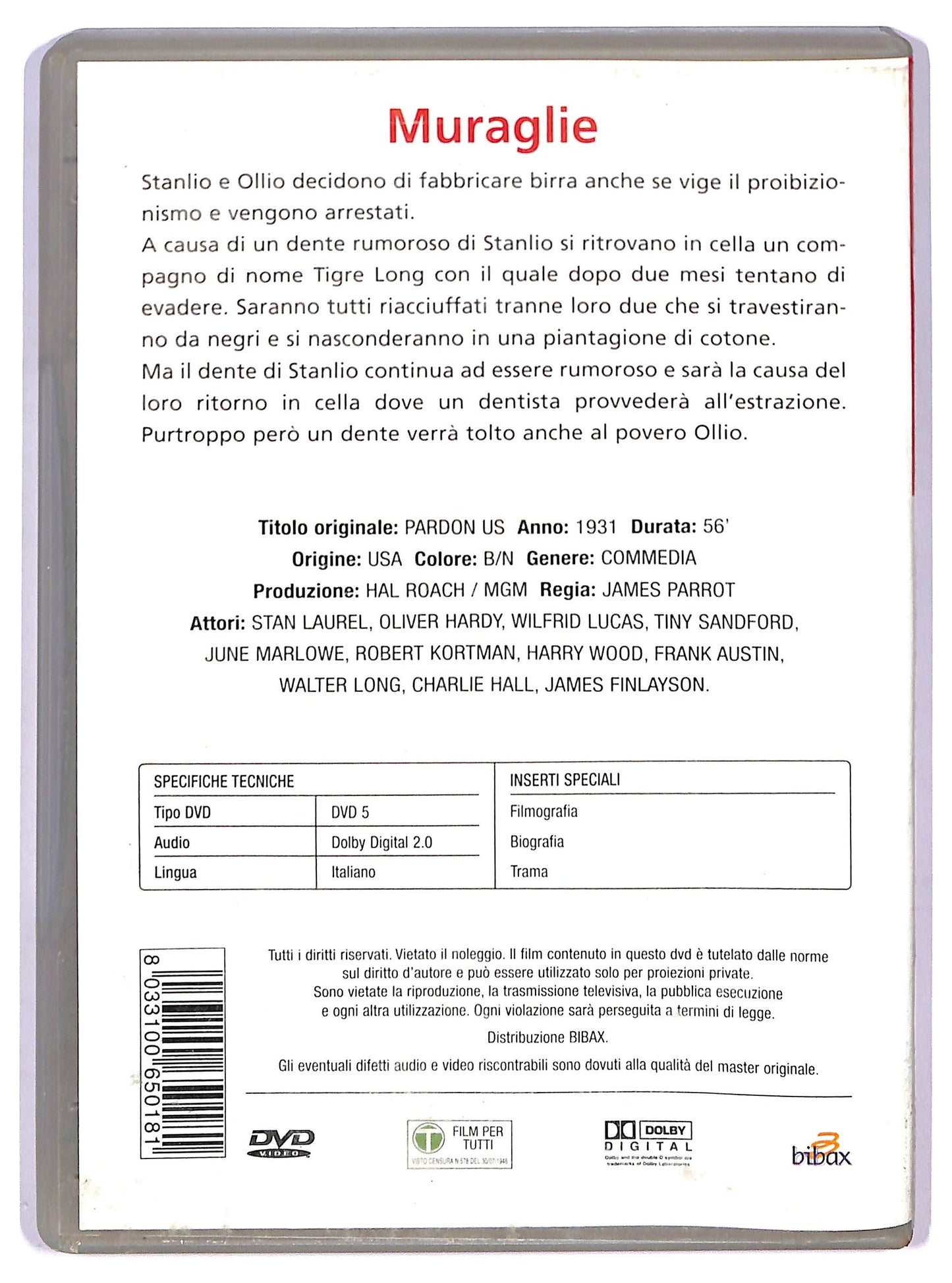 EBOND muraglie  DVD D762504