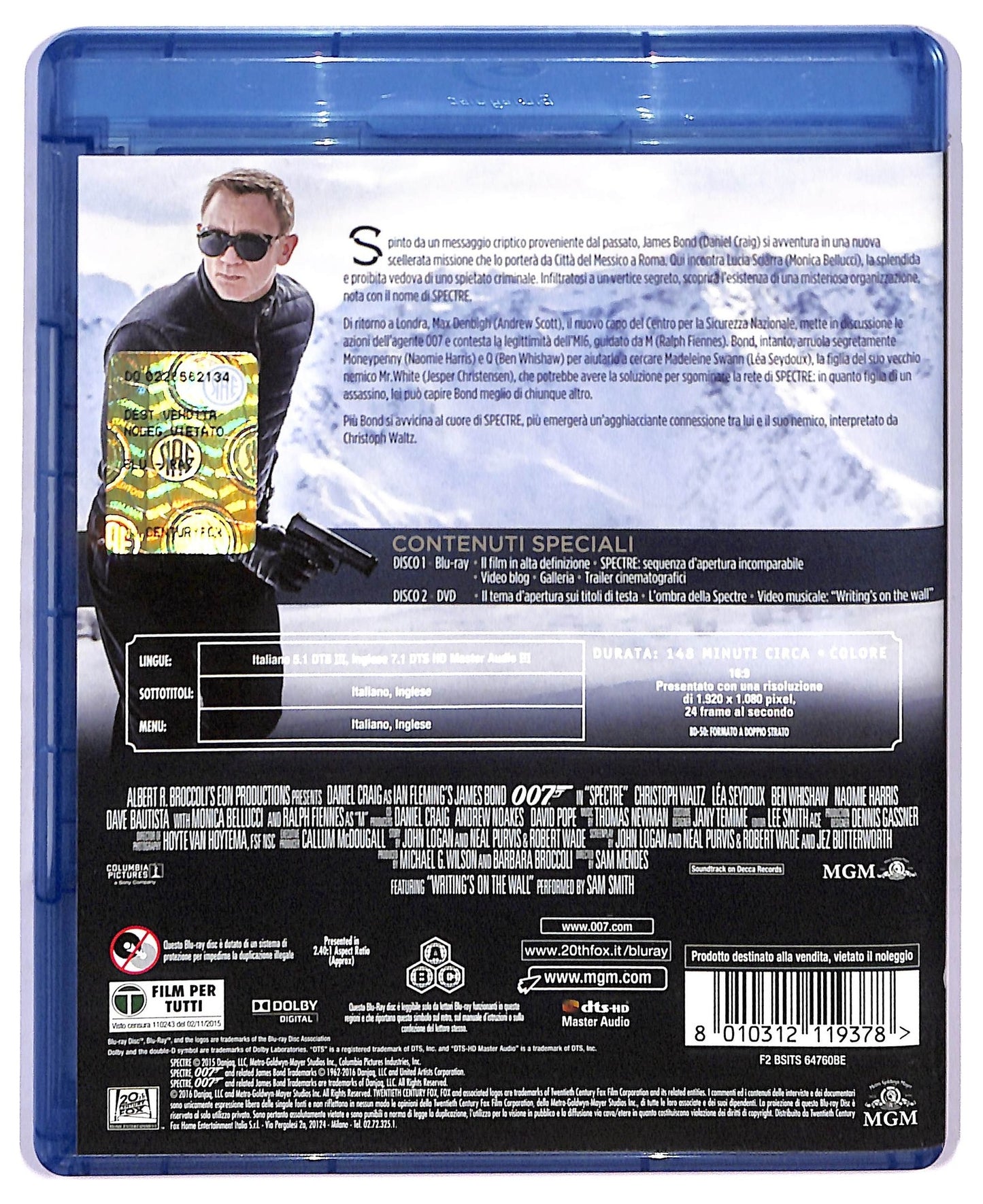 EBOND Spectre BLURAY D762542