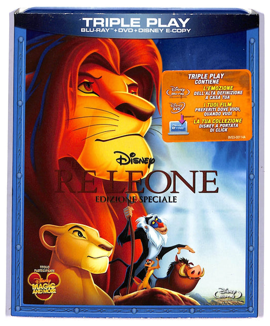 EBOND Il Re Leone BLURAY + DVD + DISNEY E-COPY BLURAY D762551