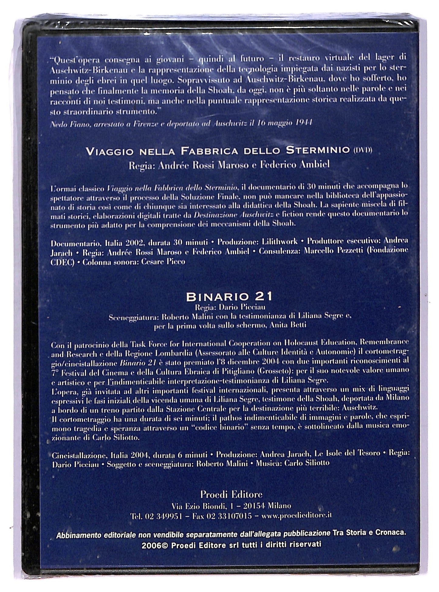 EBOND Viaggio nella Fabrica dello Sterminio EDITORIALE DVD D763039