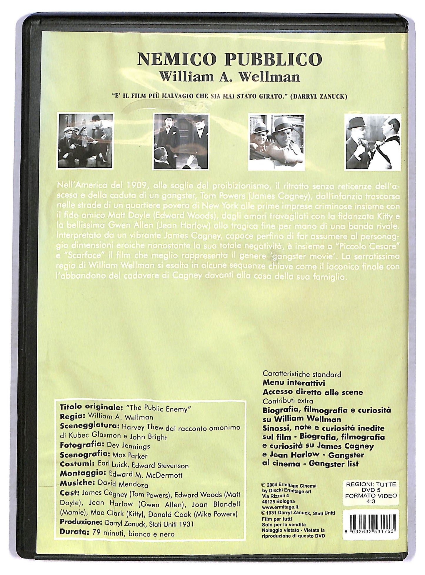 EBOND Nemico Pubblico (1931) DVD D763125