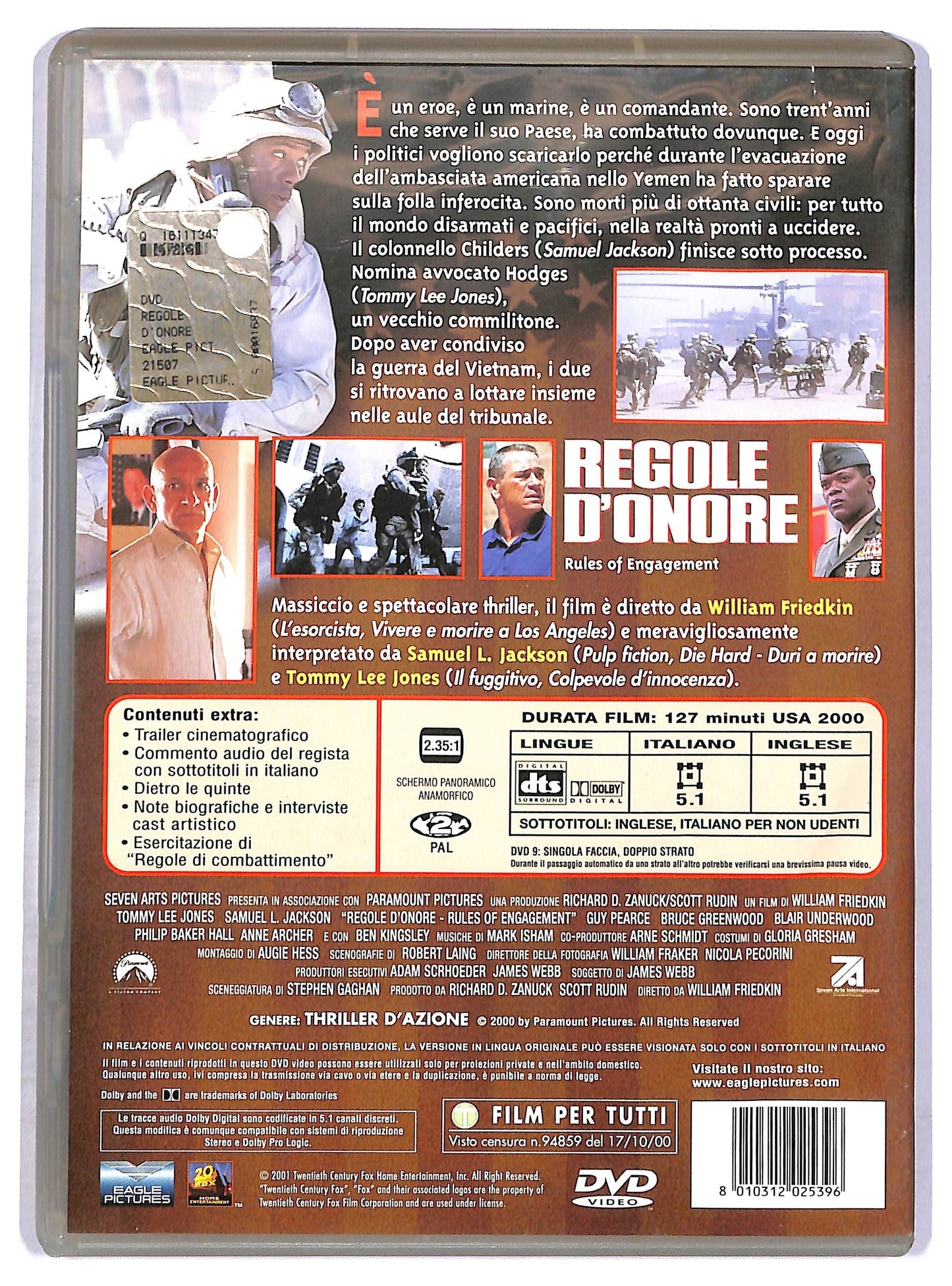 EBOND Regole d'onore DVD D763162