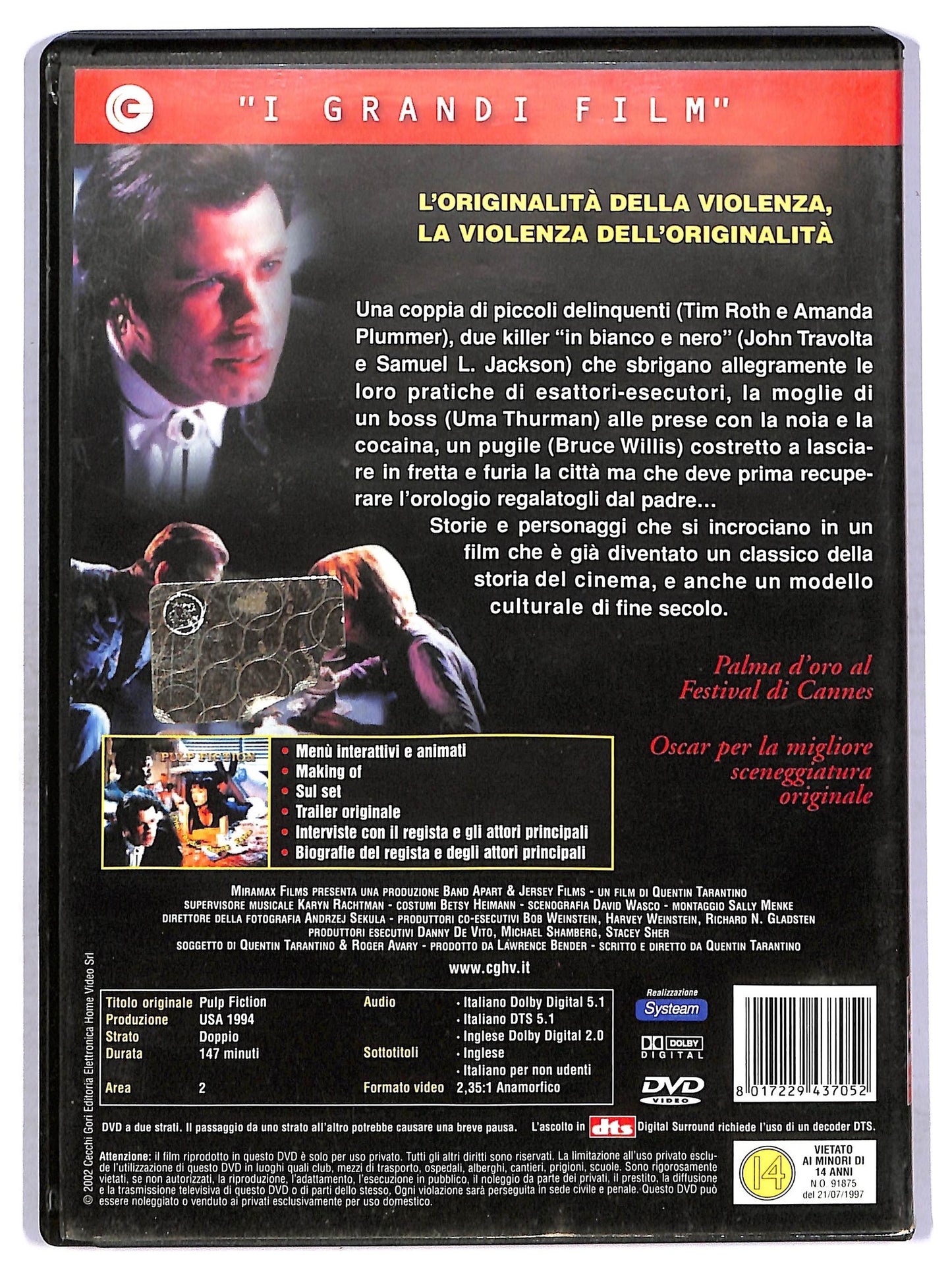 EBOND Pulp Fiction DVD D763410