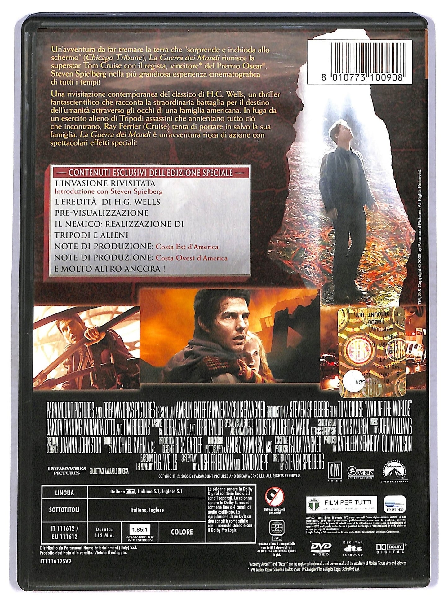 EBOND la guerra dei mondi SPECIAL EDITION DVD D763431
