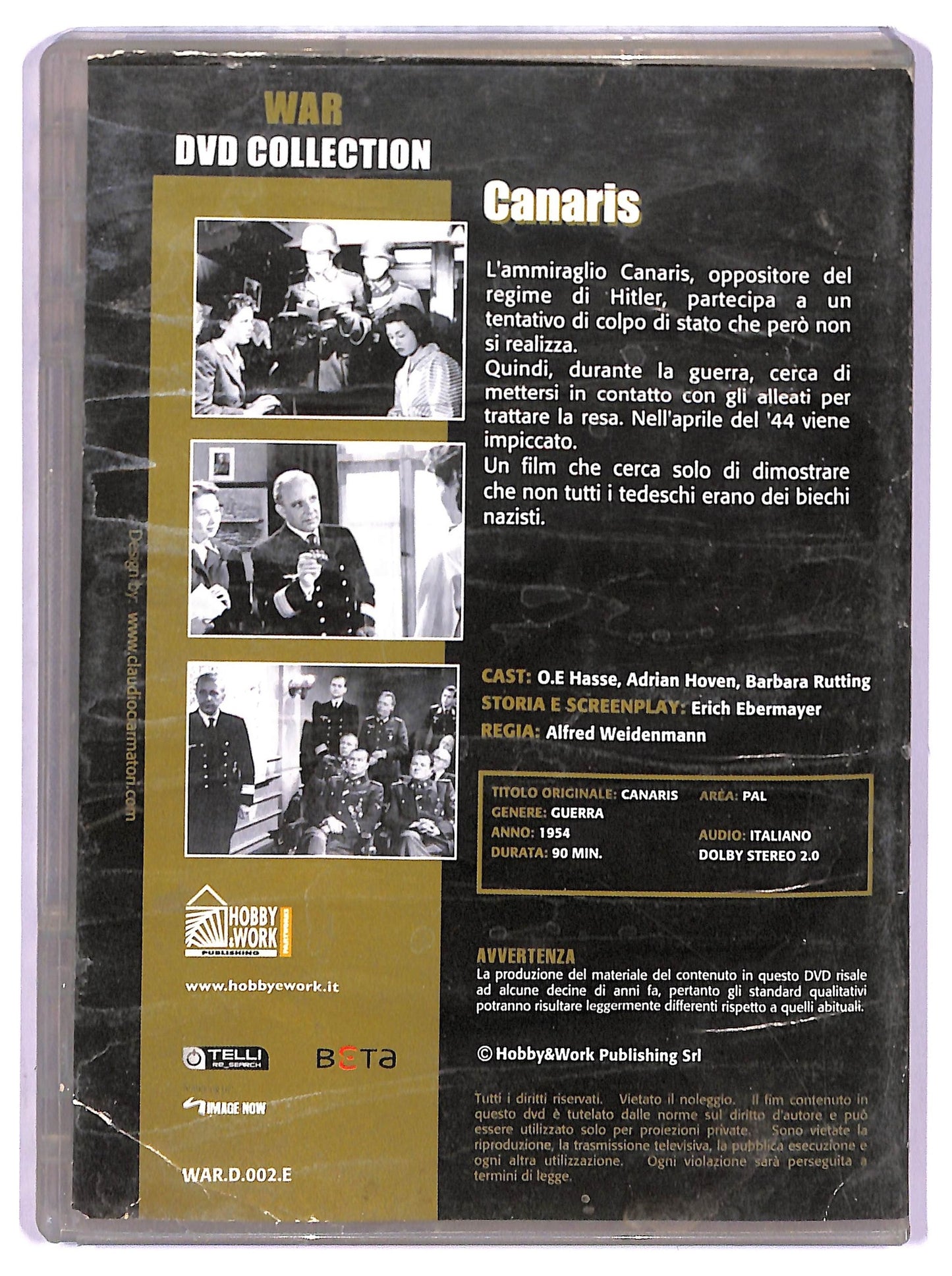 EBOND Canaris   EDITORIALE  DVD D763624