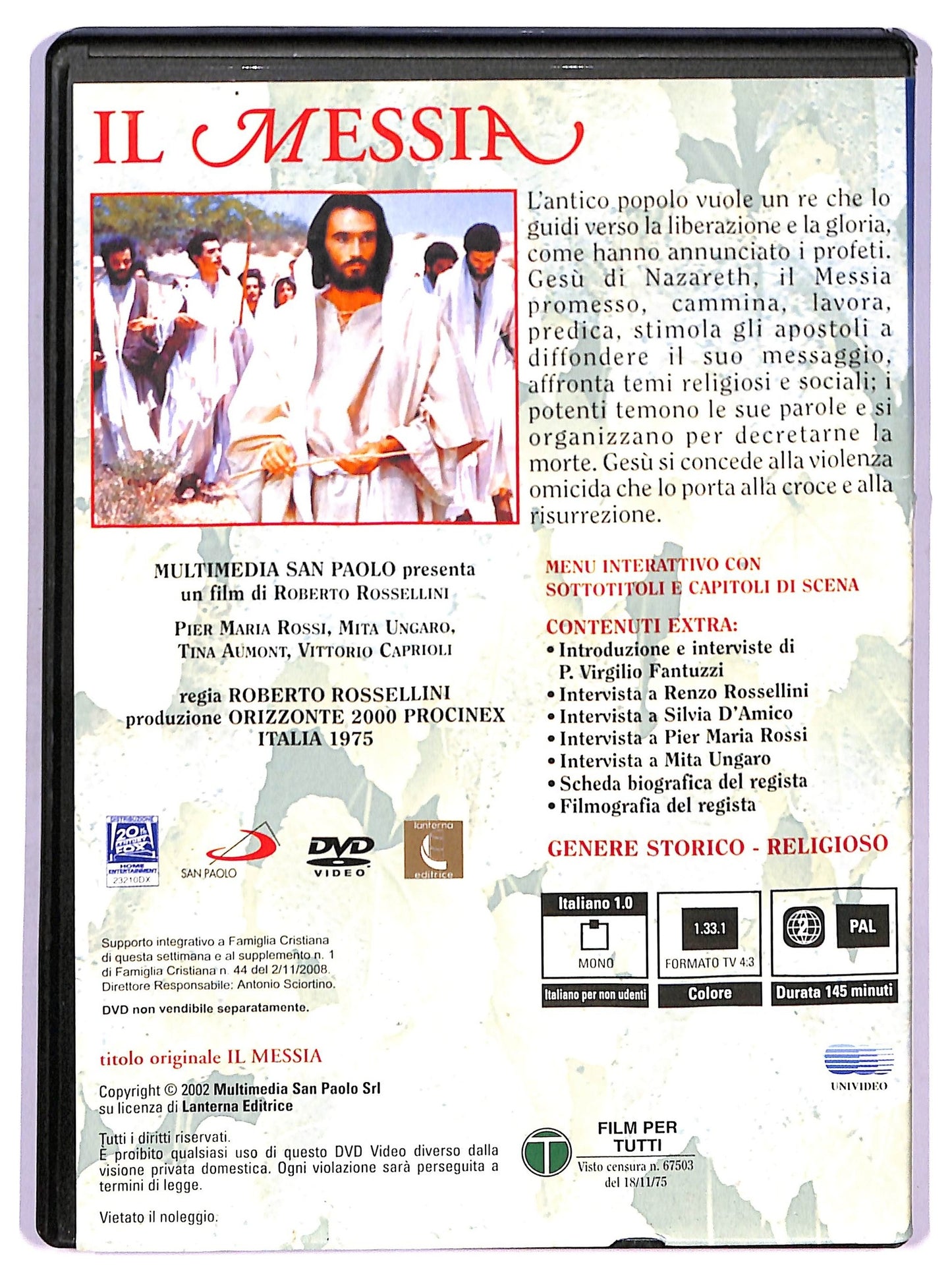 EBOND Il Messia  EDITORIALE  DVD D763626
