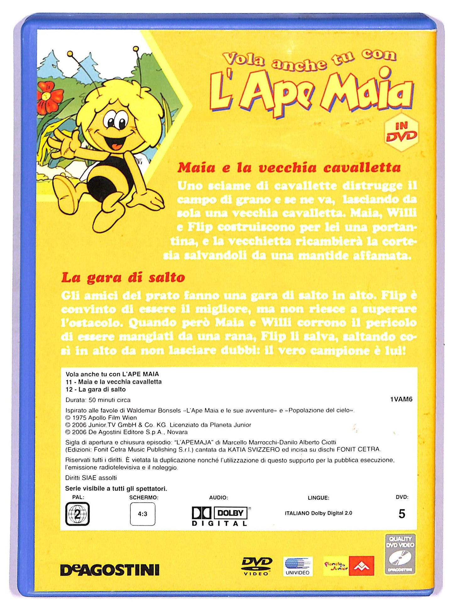 EBOND L'ape maia volume 6 - maia e la vecchia cavalletta EDITORIALE DVD D763640