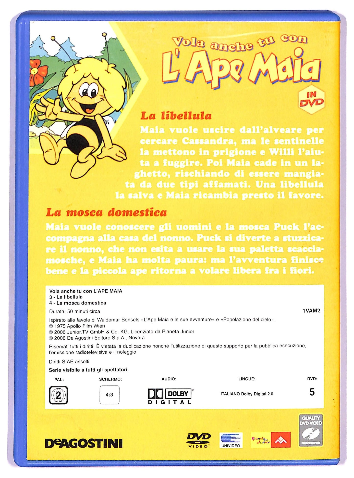 EBOND L'ape maia volume 2 - La libellula EDITORIALE DVD D763649