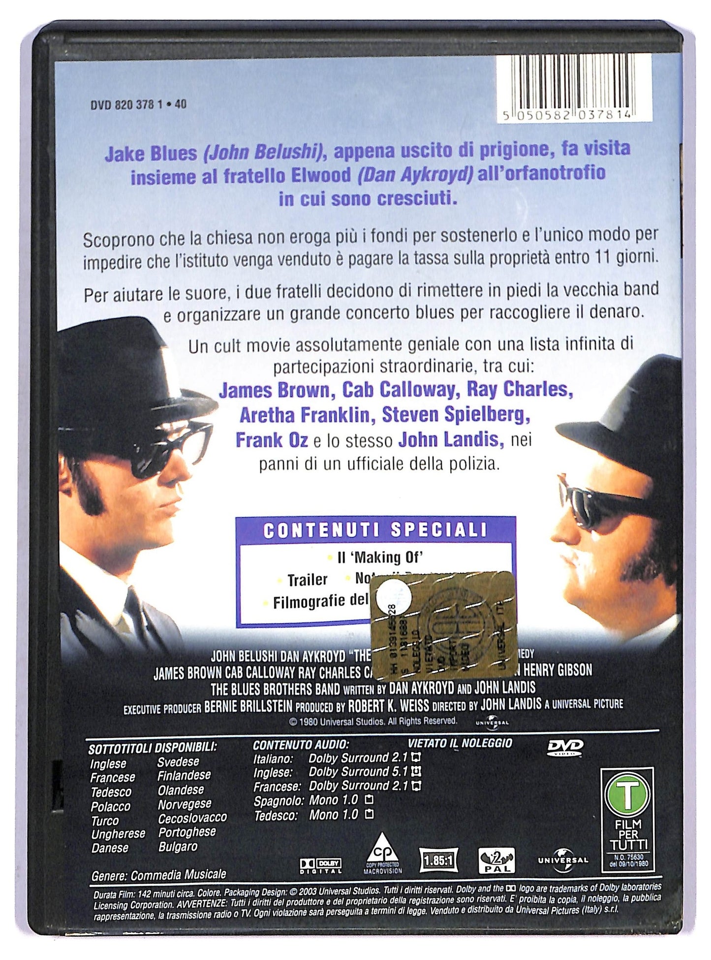 EBOND the blues brothers DVD D763755