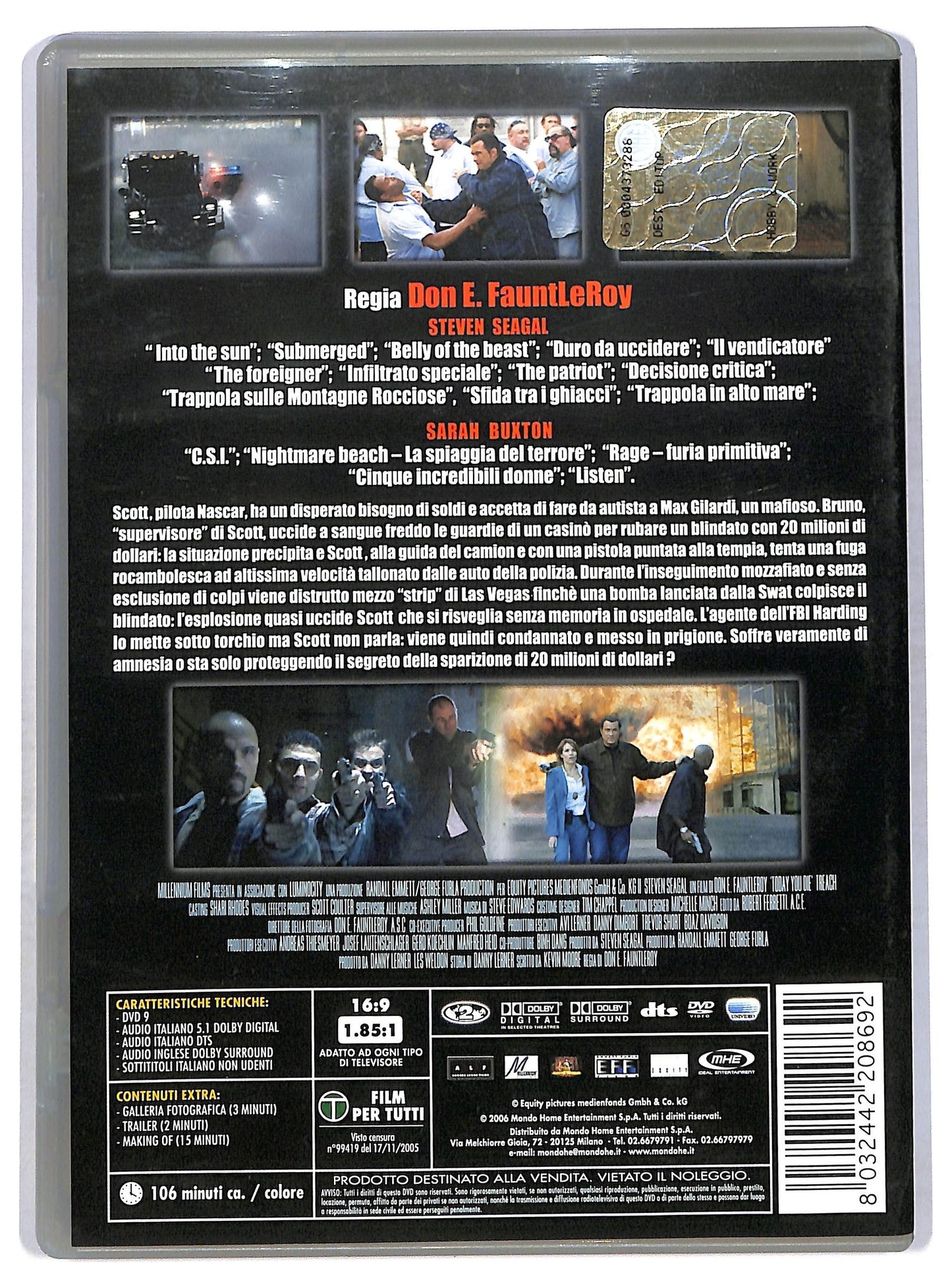 EBOND Today You Die DVD D763937