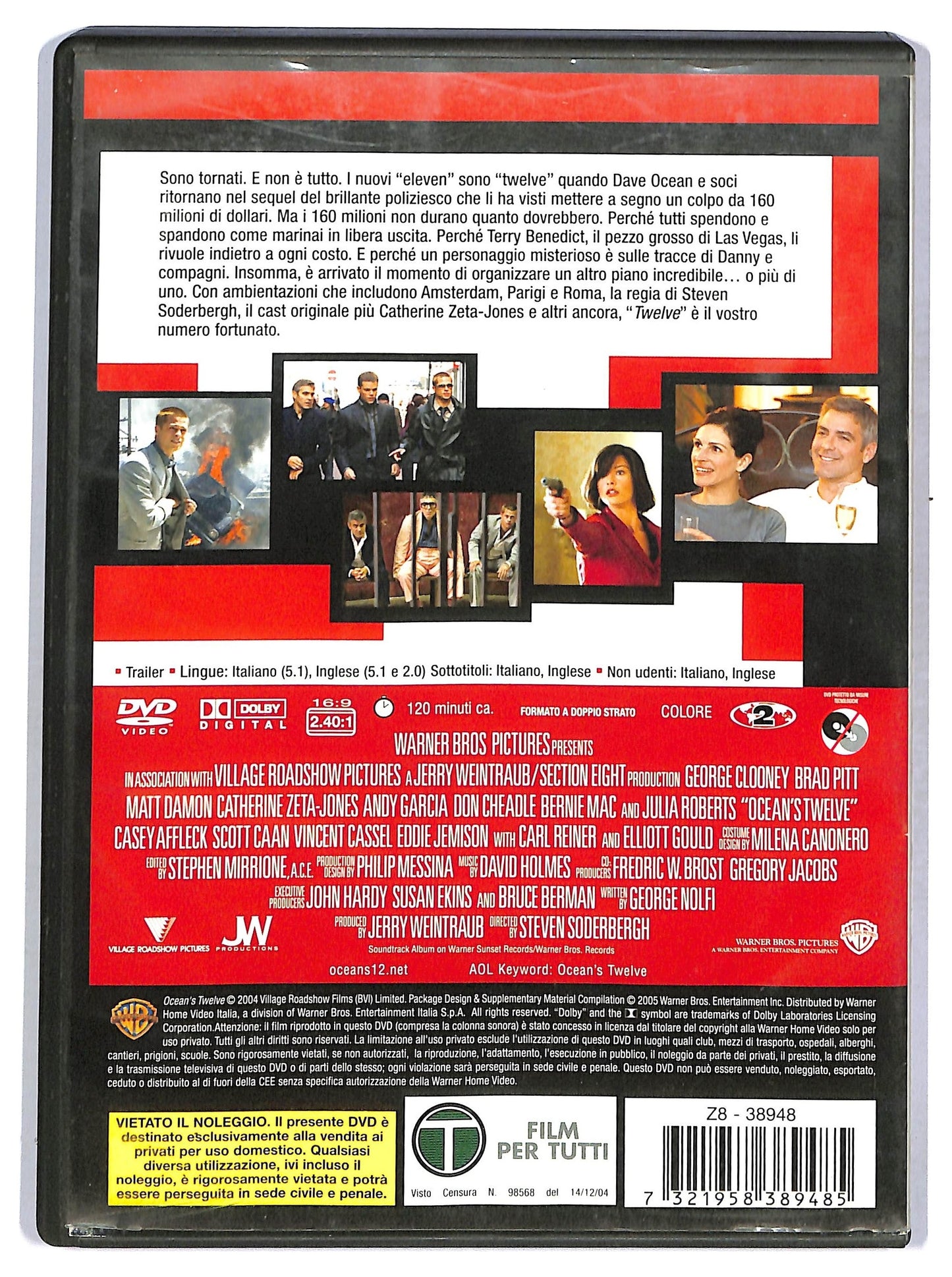 EBOND Ocean's Twelve  DVD D764013