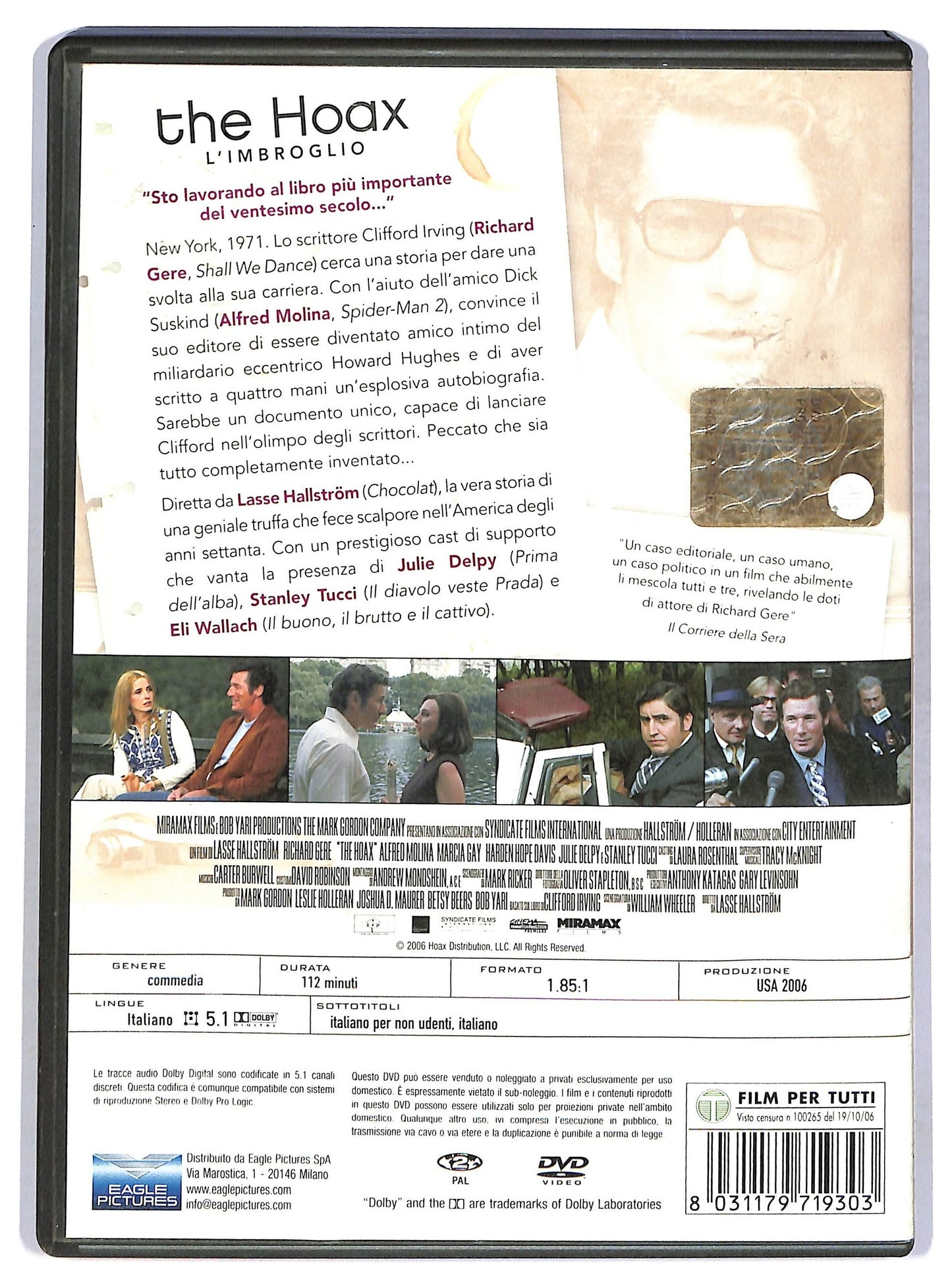 EBOND The Hoax - L'imbroglio DVD D764021