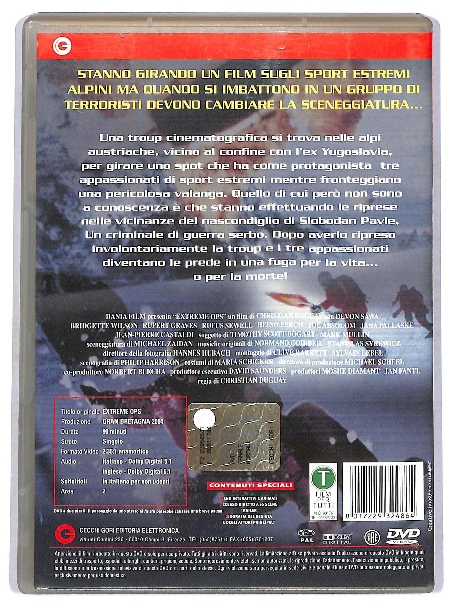 EBOND Sfida all'ultima valanga - Extreme DVD D764024