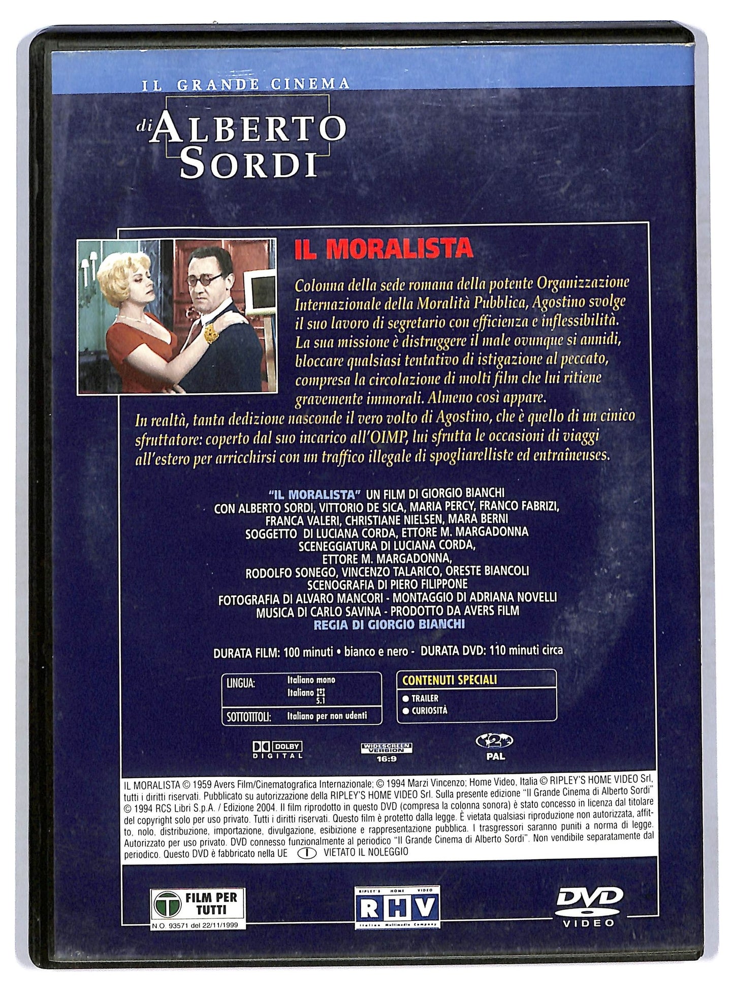 EBOND Il moralista EDITORIALE DVD D764062