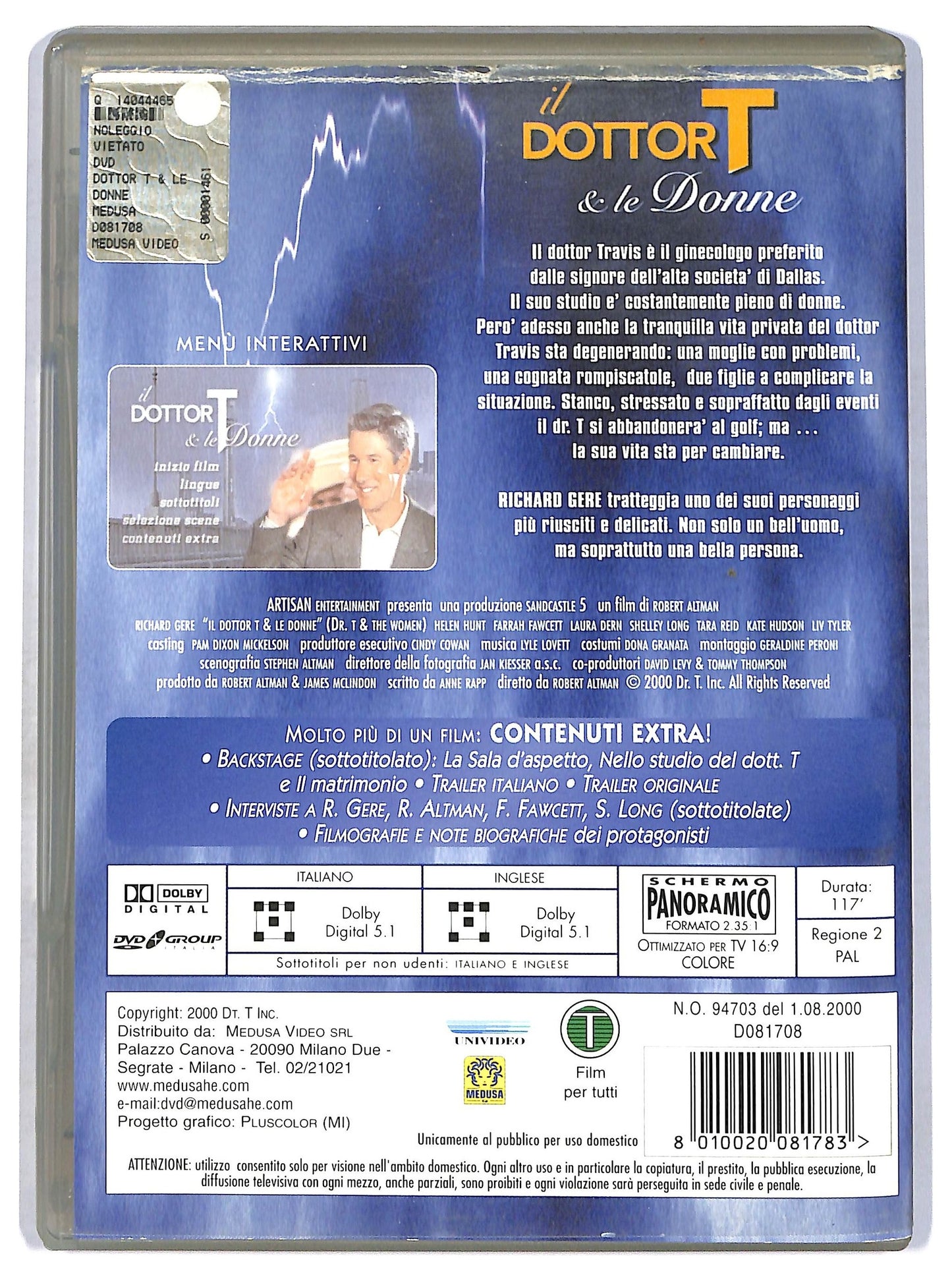 EBOND Il dottor T e le donne  DVD D764125