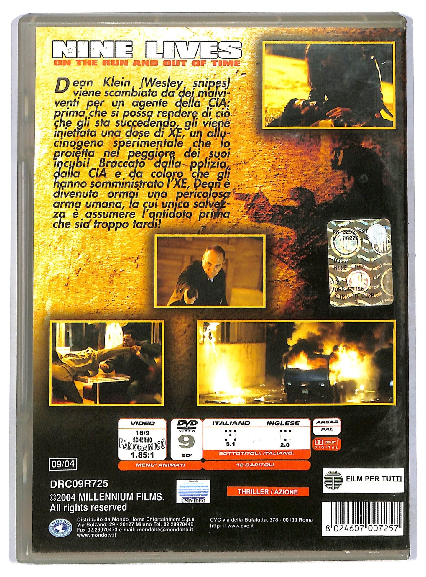 EBOND Nine Lives - On the Run and Out of Time DVD D764128