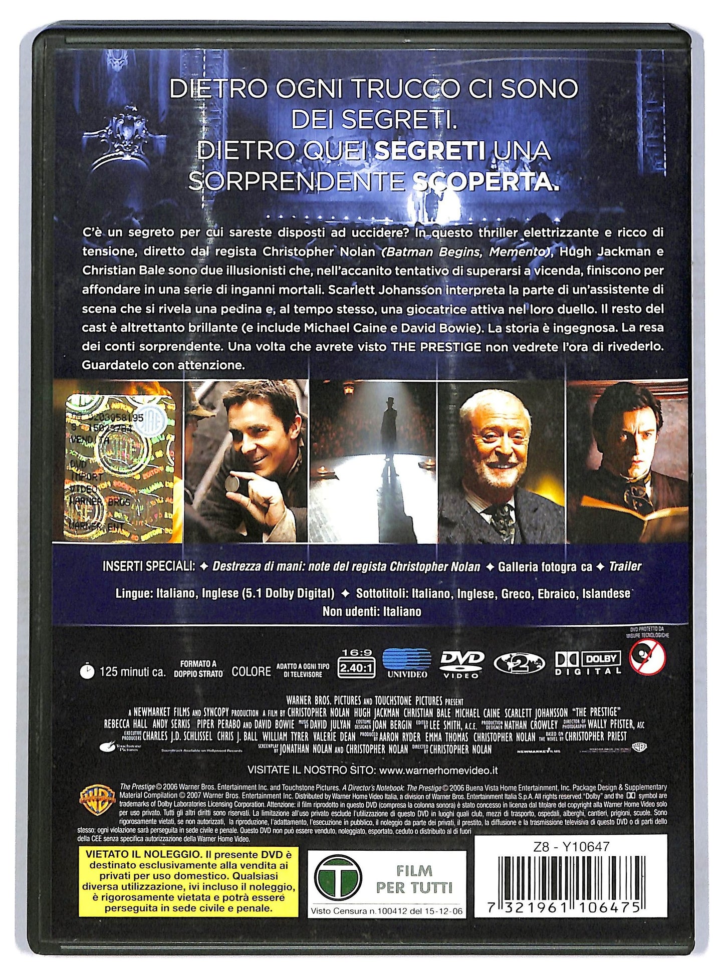 EBOND the prestige DVD D764129