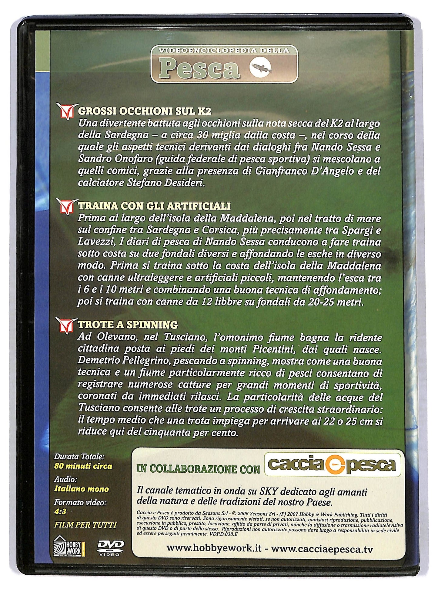 EBOND Videoenciclopedia della pesca volume 38 EDITORIALE DVD D764157