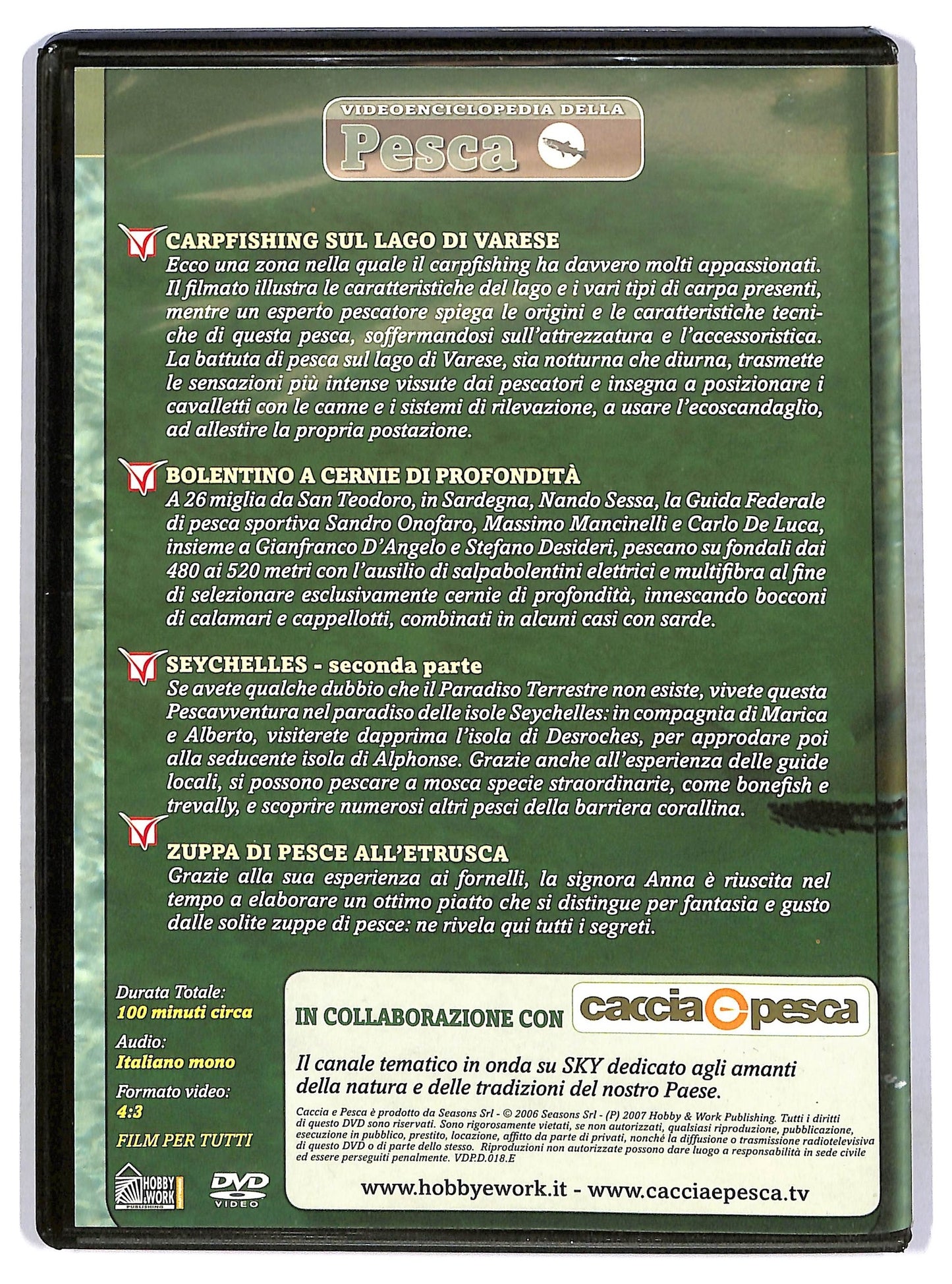 EBOND Videoenciclopedia della pesca volume 18 EDITORIALE DVD D764161