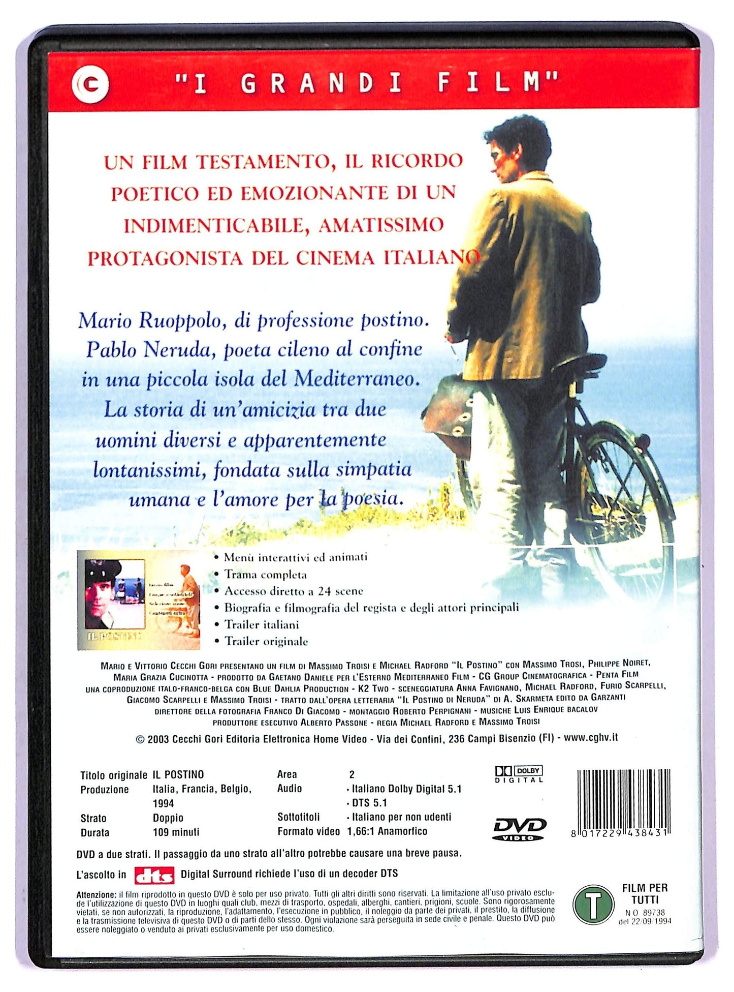 EBOND il postino DVD D764212