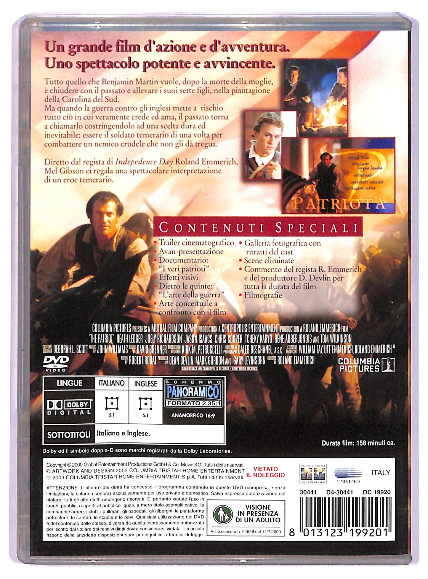 EBOND Il Patriota DVD D764217