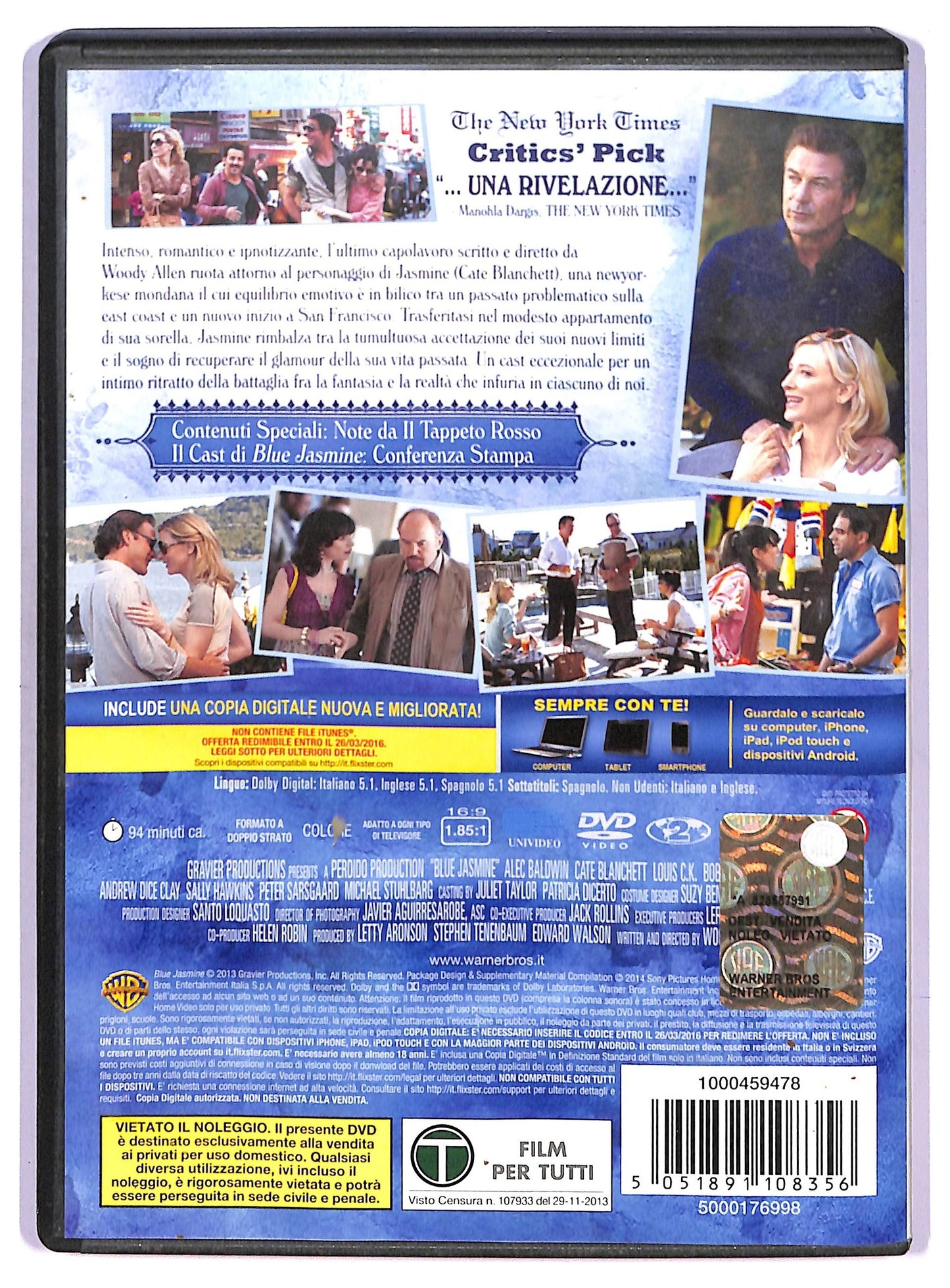 EBOND Blue Jasmine  DVD D764260