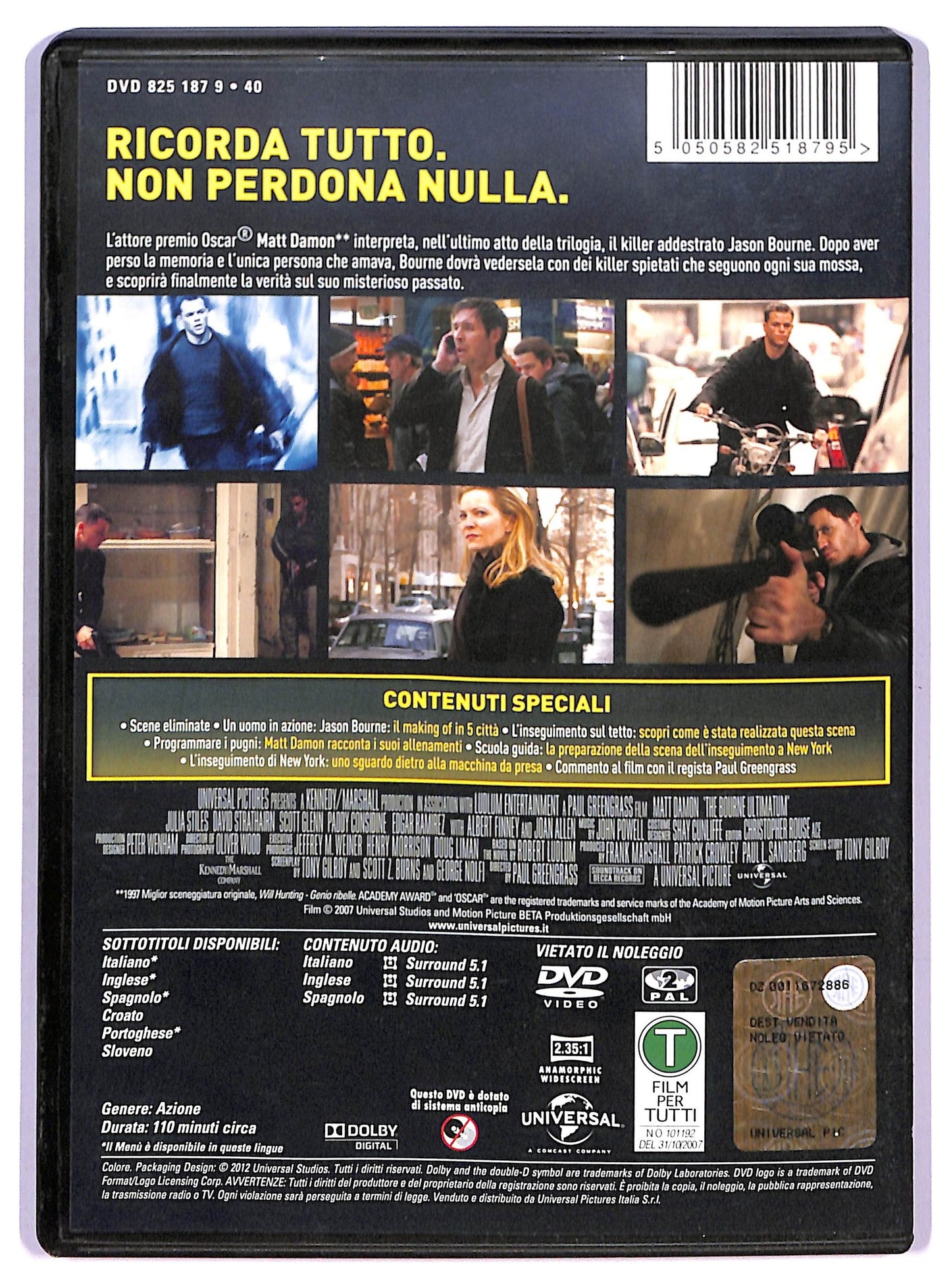 EBOND The Bourne Ultimatum - Il ritorno dello sciacallo DVD D764350