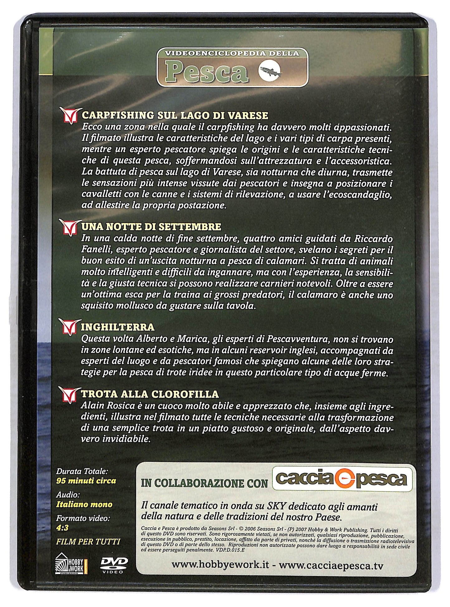 EBOND Videoenciclopedia della pesca volume 15 EDITORIALE DVD D764505