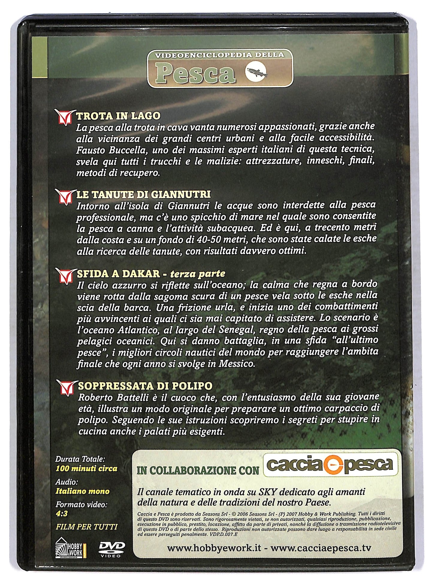EBOND Videoenciclopedia della pesca vol 7 EDITORIALE DVD D764526