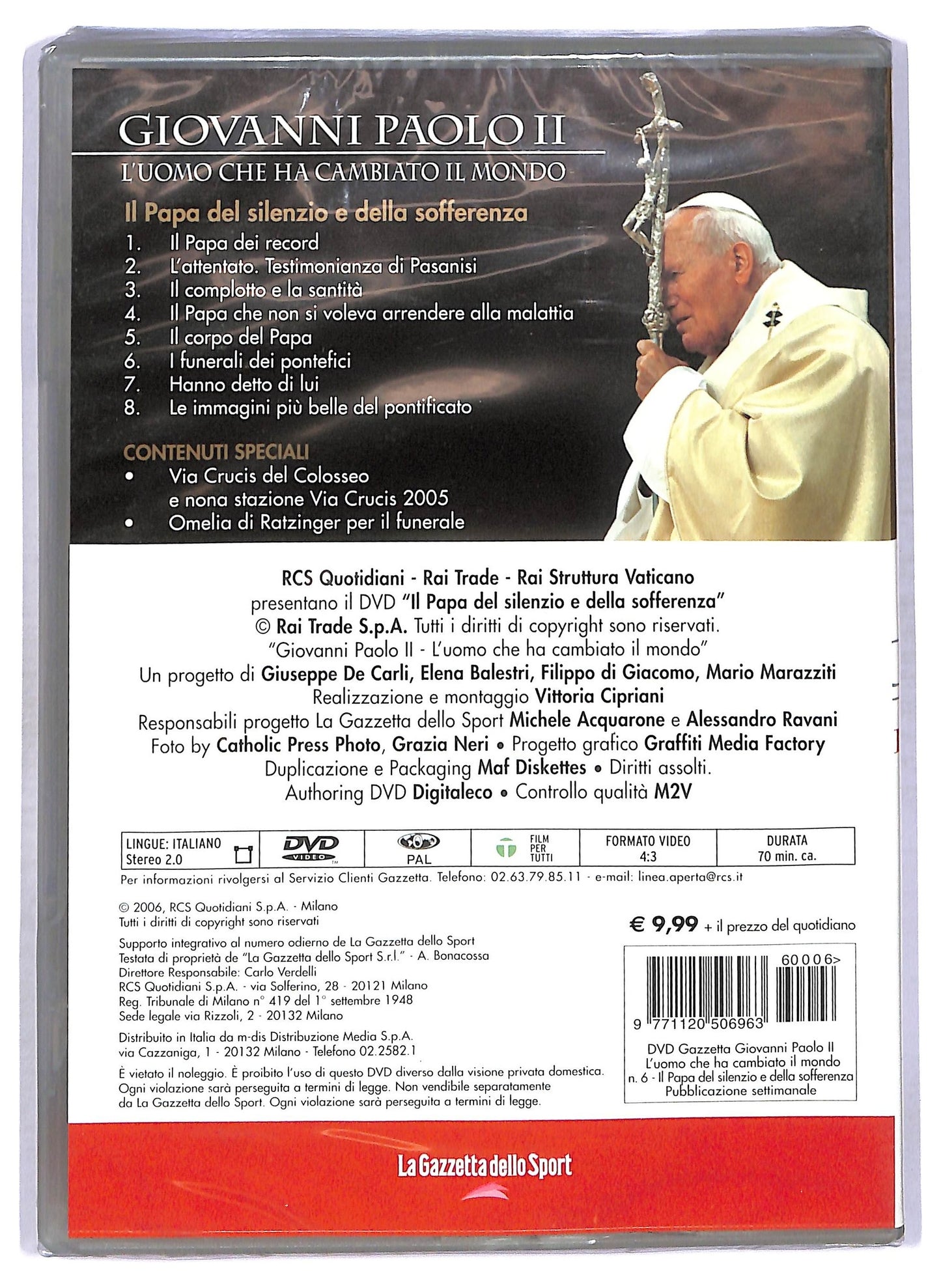 EBOND Il papa del silenzio e della sofferenza - Giovanni paolo II EDITORIALE DVD D764555