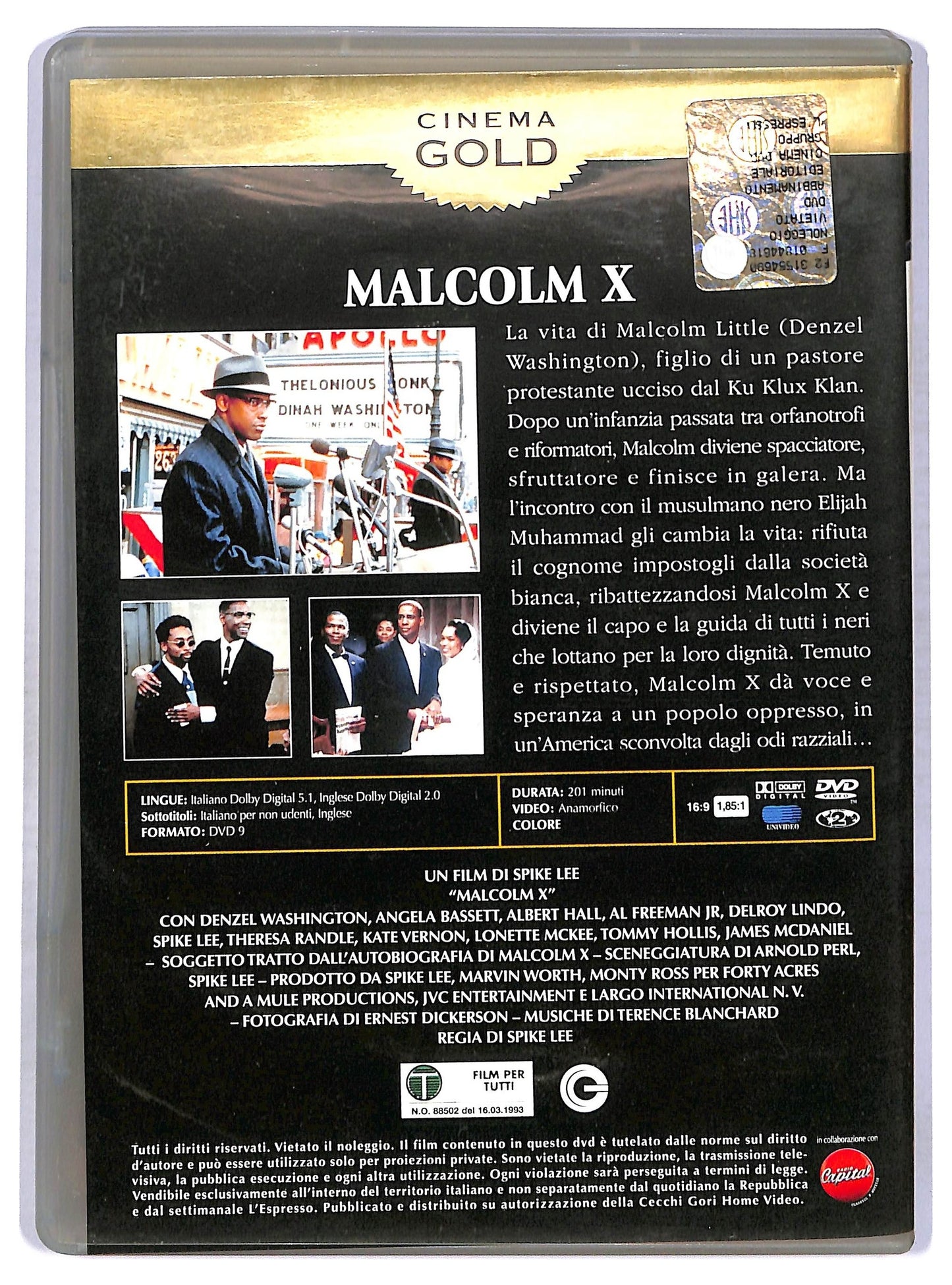 EBOND Malcolm X  EDITORIALE DVD D764642