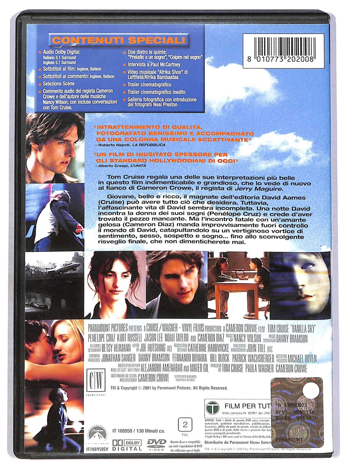 EBOND vanilla sky DVD D764748
