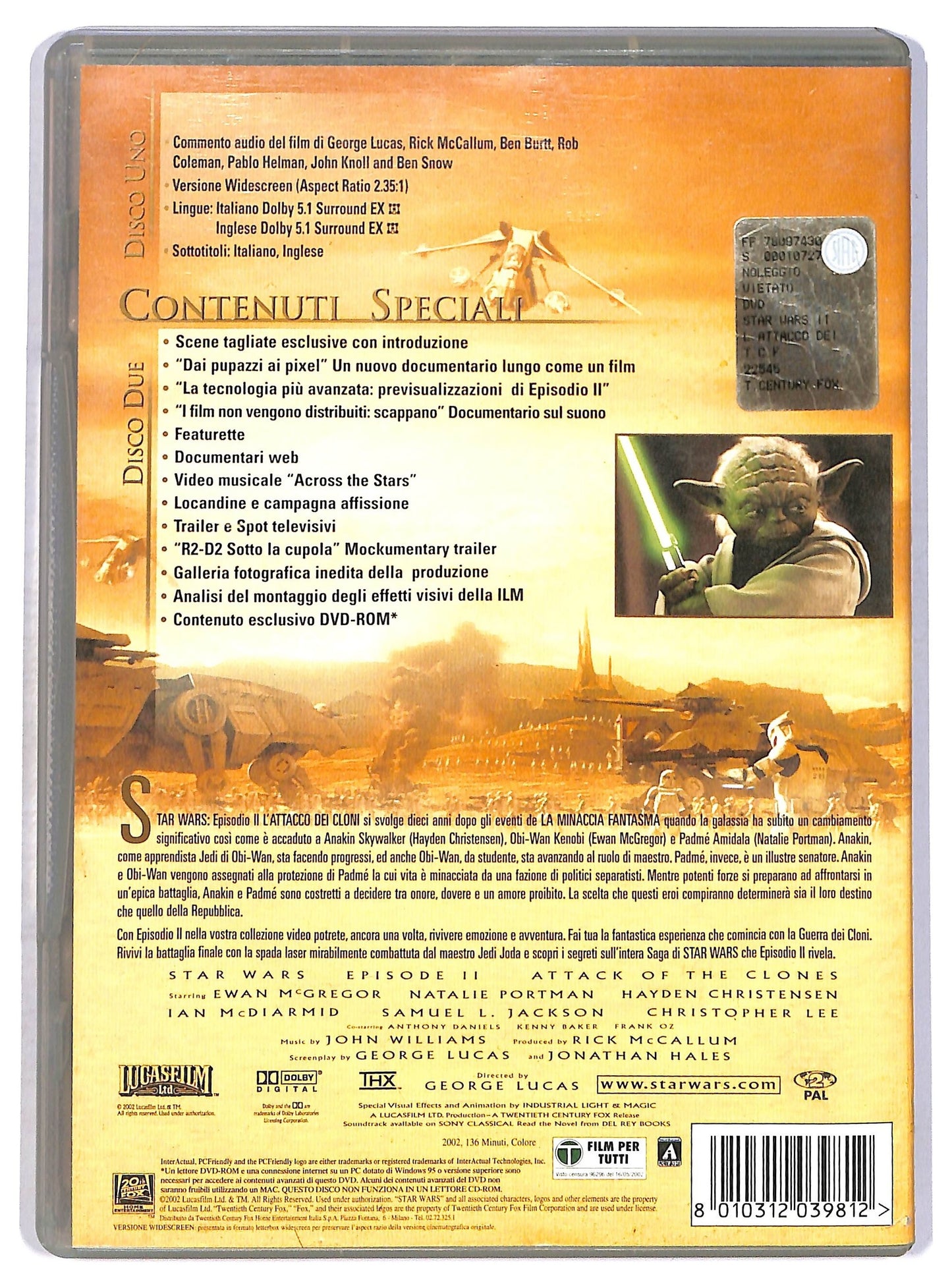 EBOND Star Wars 2 - L'attacco Dei Cloni   DVD D764758