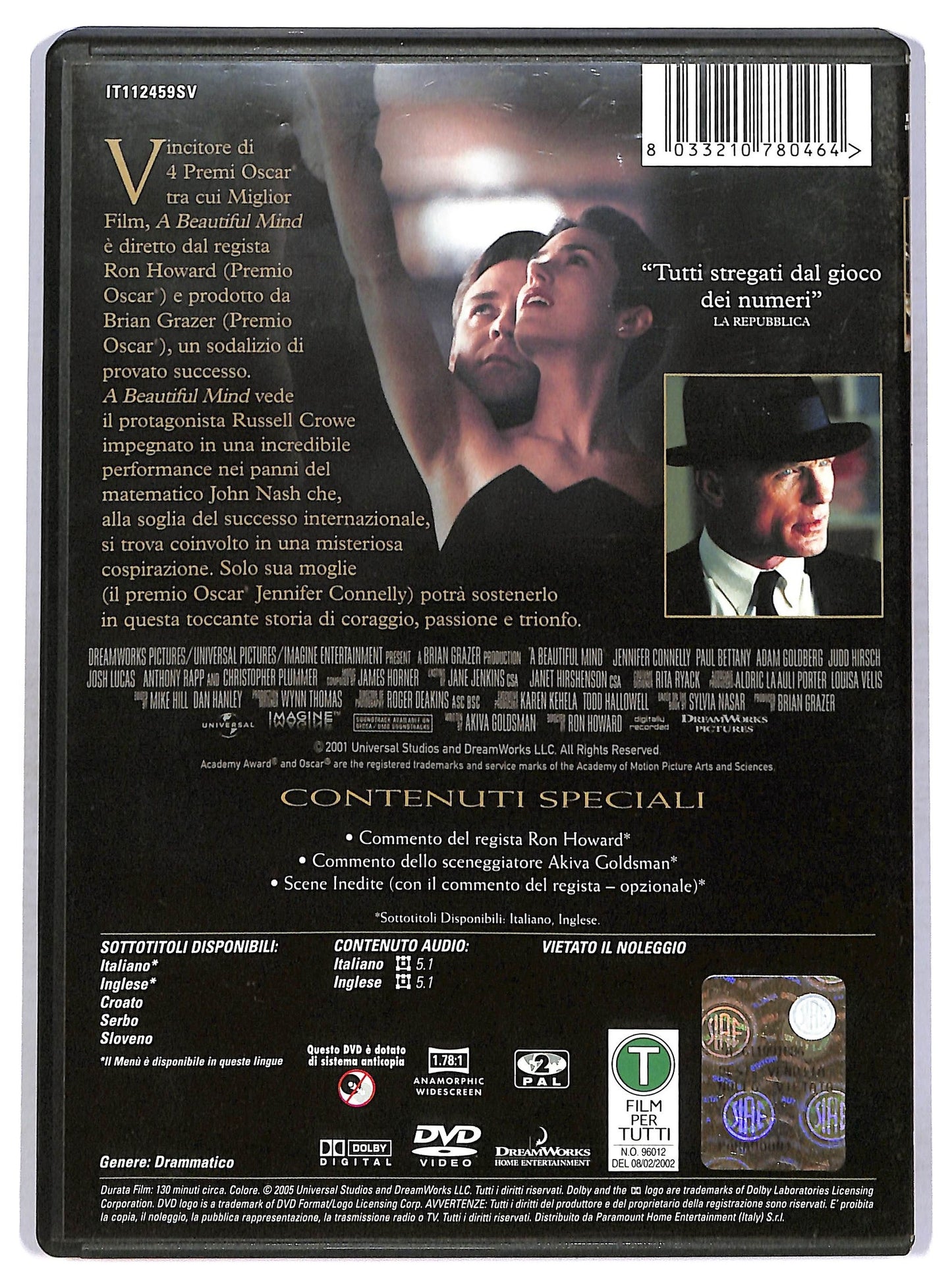 EBOND A Beautiful Mind DVD D764802