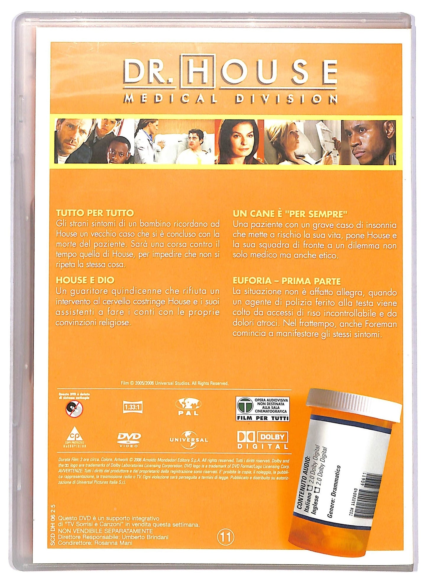 EBOND Dr. House Medical Division Stagione Due - Disco 5 Episodi 17-20 EDITORIALE DVD D764970