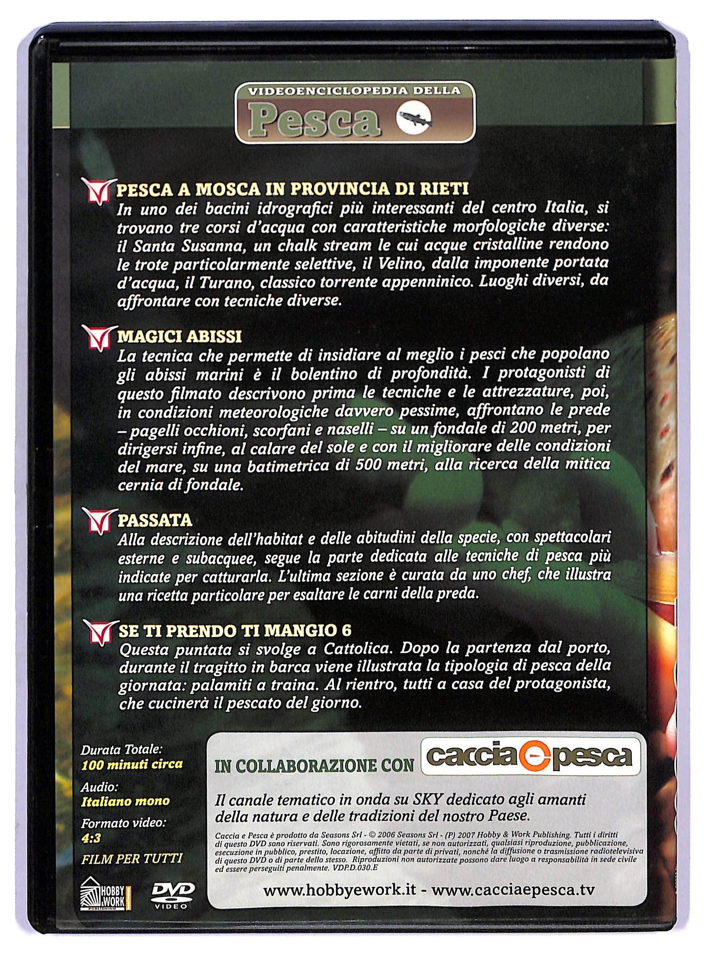 EBOND Videoenciclopedia della pesca vol 30 EDITORIALE DVD D765030