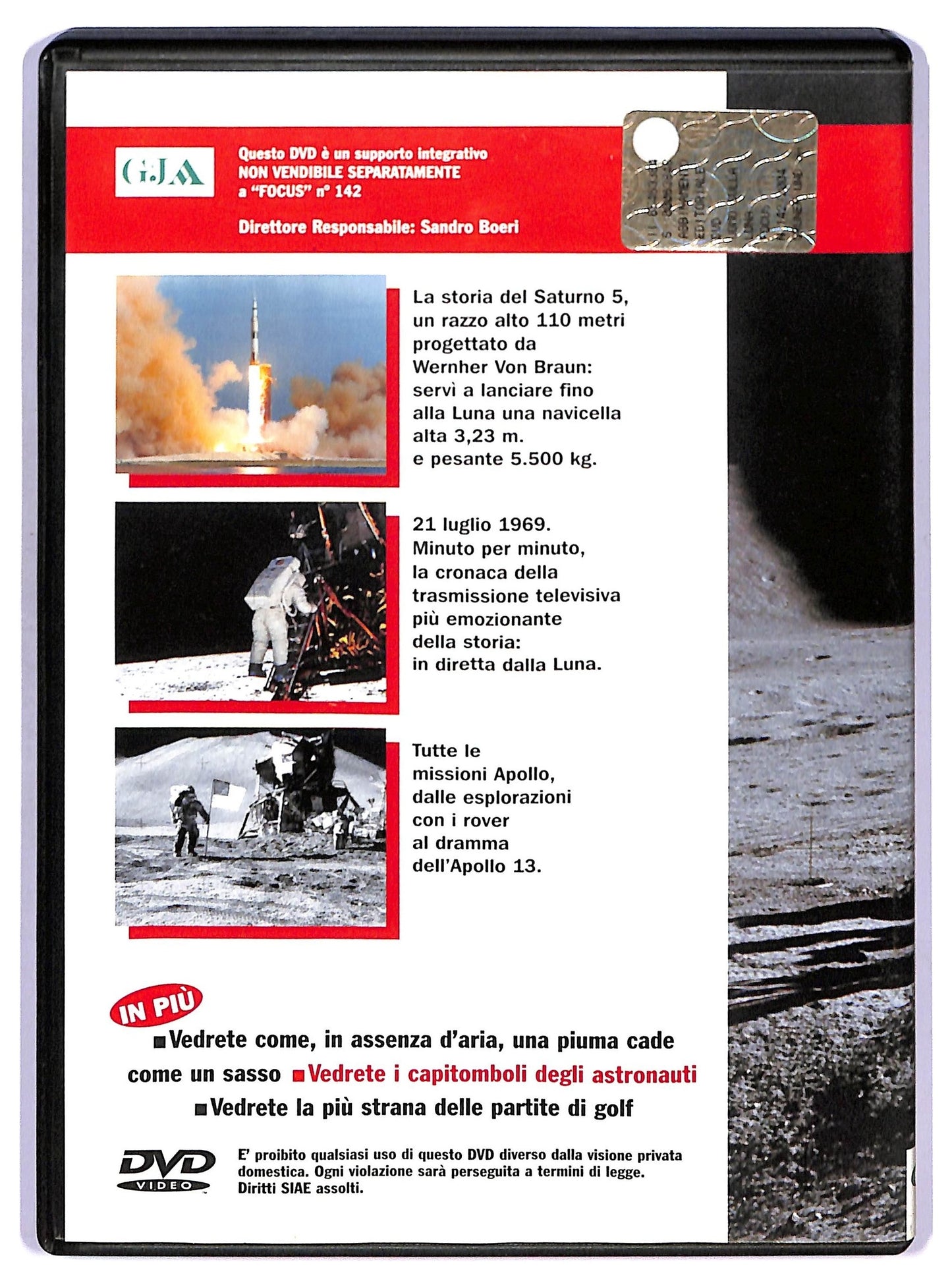 EBOND I DVD Di Focus - L'uomo Sula Luna  DVD Editoriale D765106