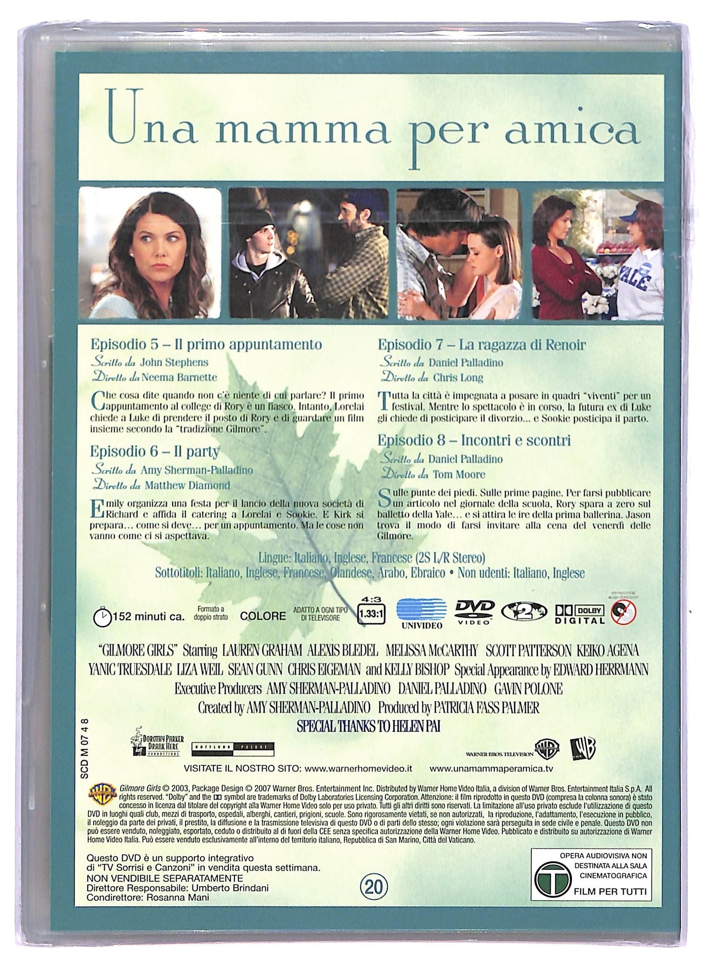 EBOND Una Mamma Per Amica Stagione 4 Disco 2 EDITORIALE DVD D765308