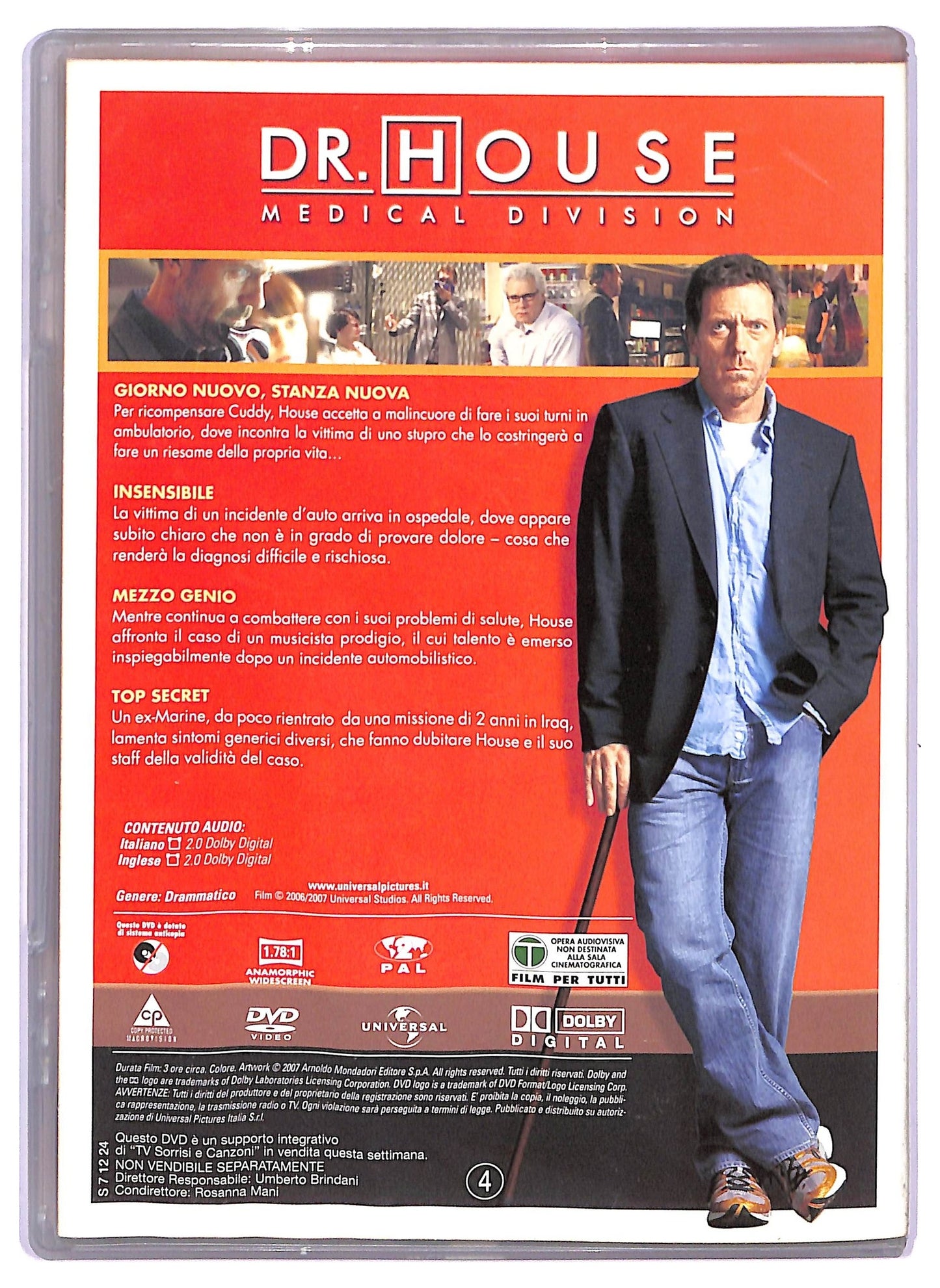 EBOND DR. House Medical Division Stagione 3 Disco 4  Epis. 13-16 EDITORIALE DVD D765323