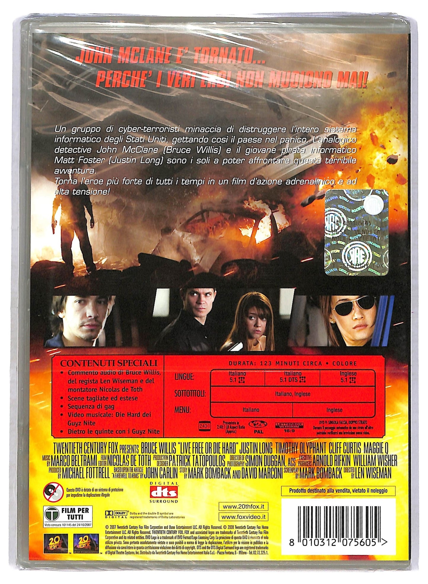 EBOND die hard - vivere o morire DVD D765467