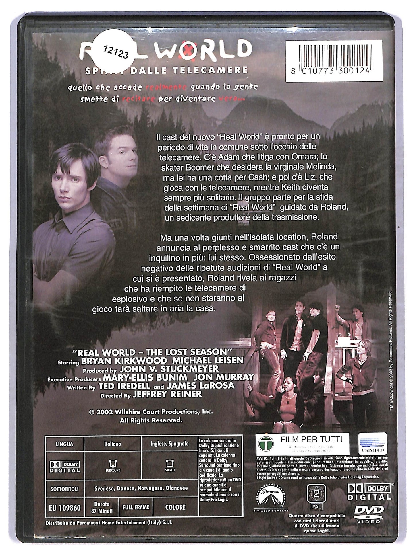 EBOND The Real World Movie: The Lost Season (2002) DVD Ex Noleggio D765506