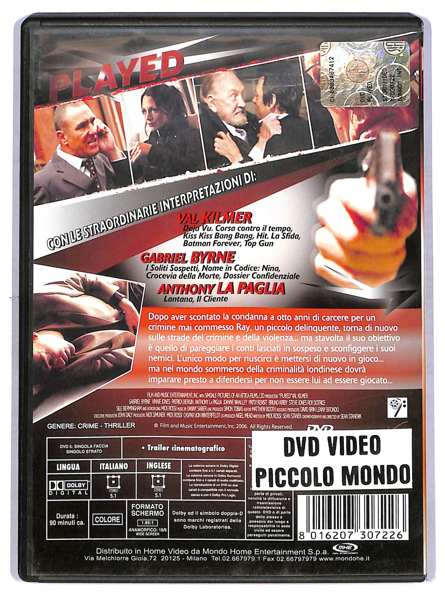 EBOND Played - Se non giochi muori DVD D765550